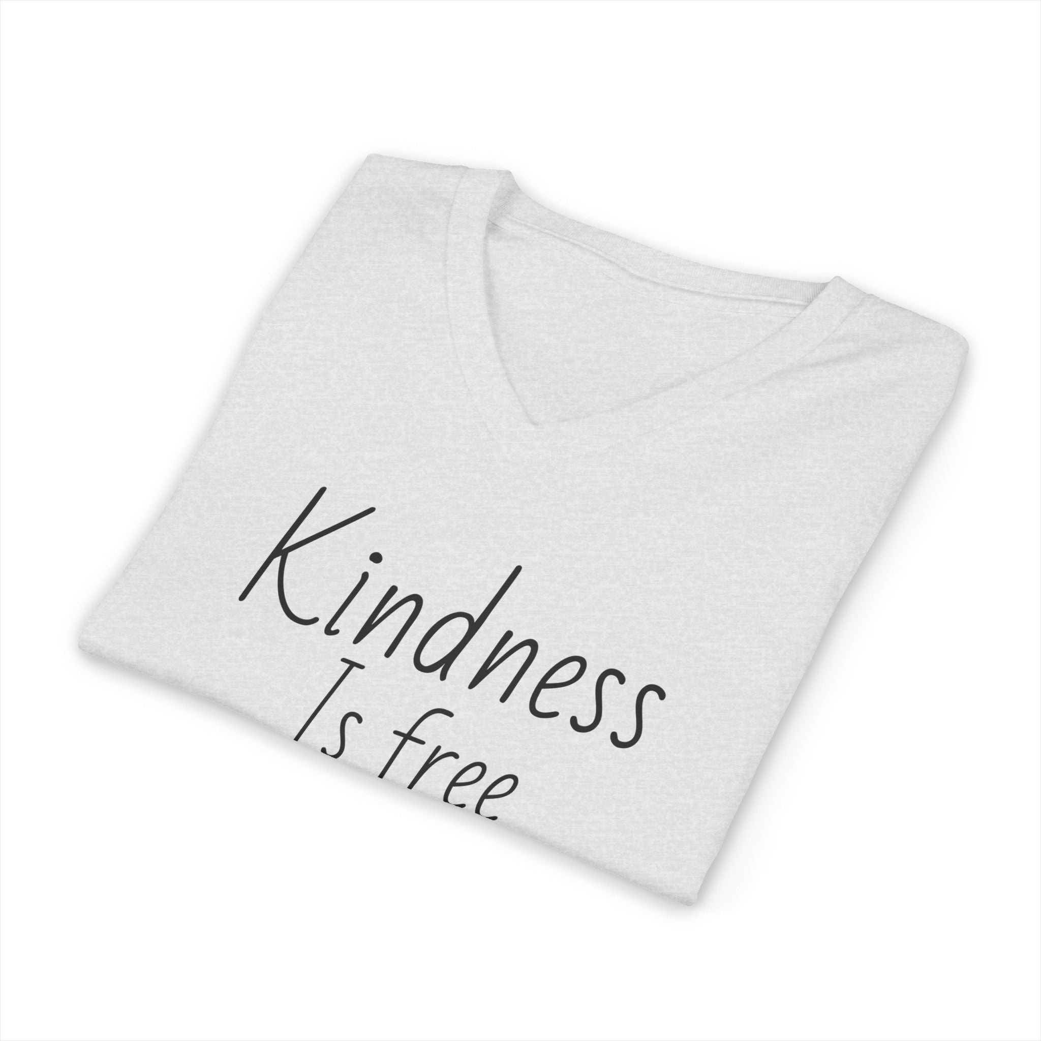 Kindness Sprinkle V-Neck Tee — "Sprinkle It Everywhere" Inspirational Graphic Shirt