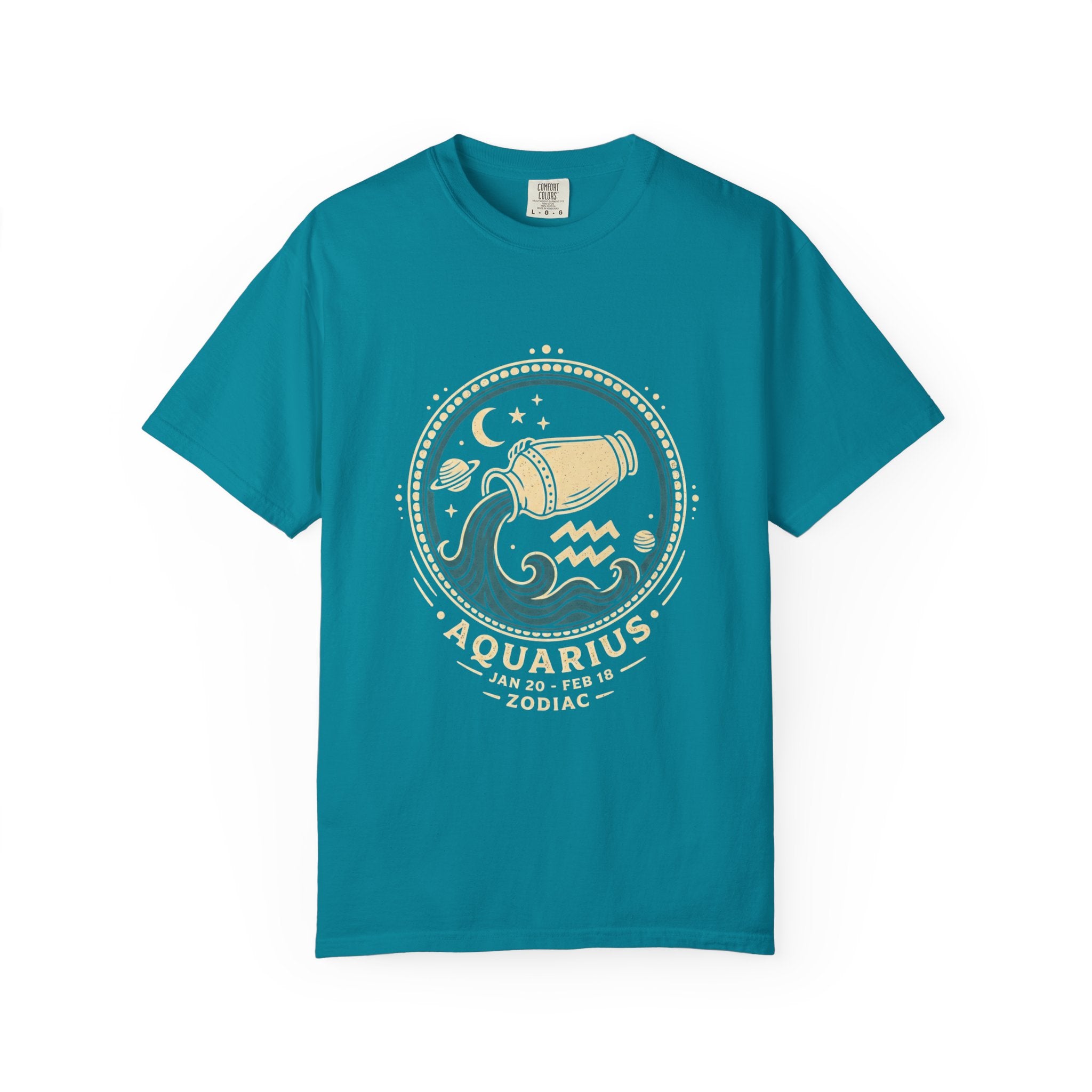 Aquarius Zodiac T-Shirt — Water Bearer Astrology Tee