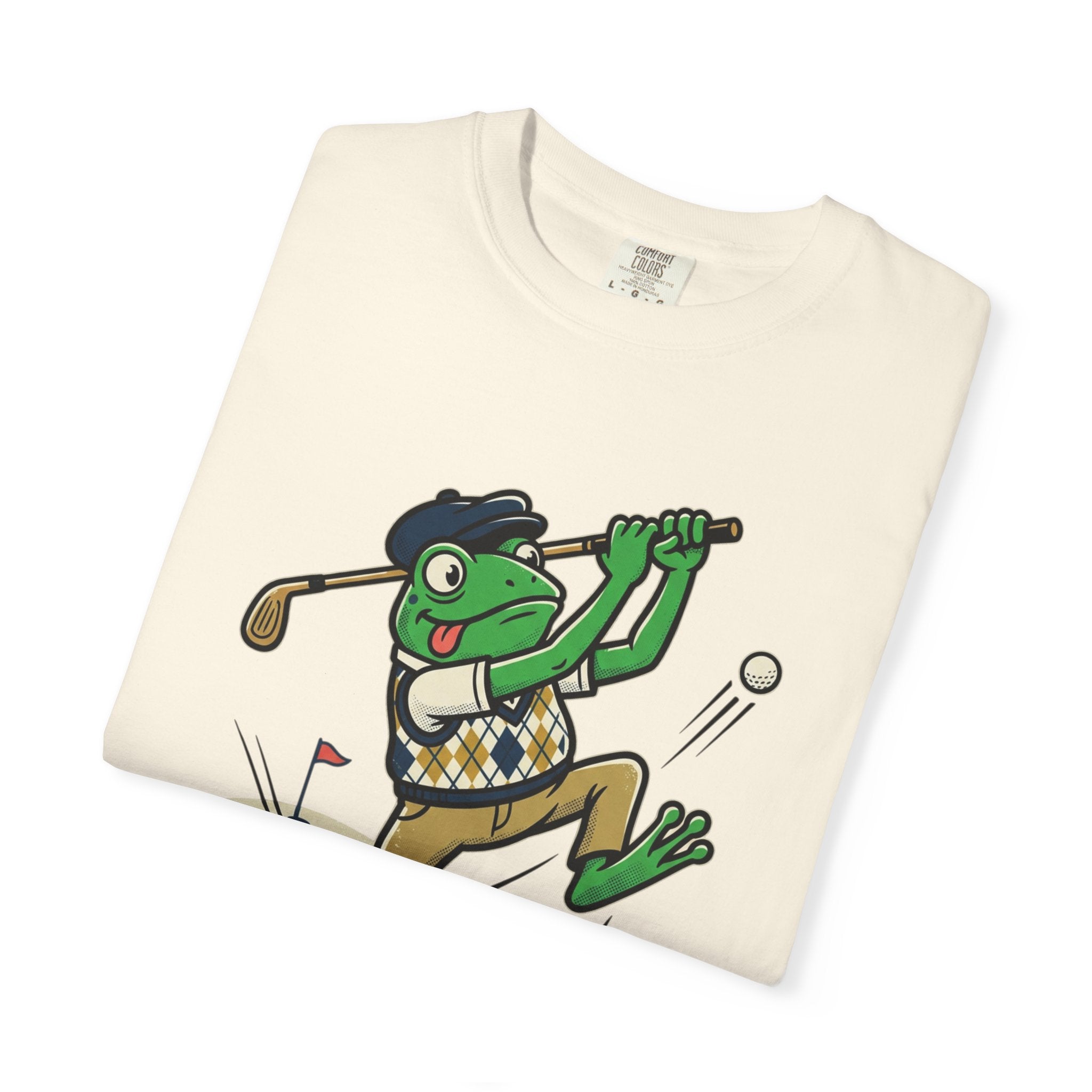 Golf Frog T-Shirt — “Fore-get About It” Funny Golf Graphic Tee