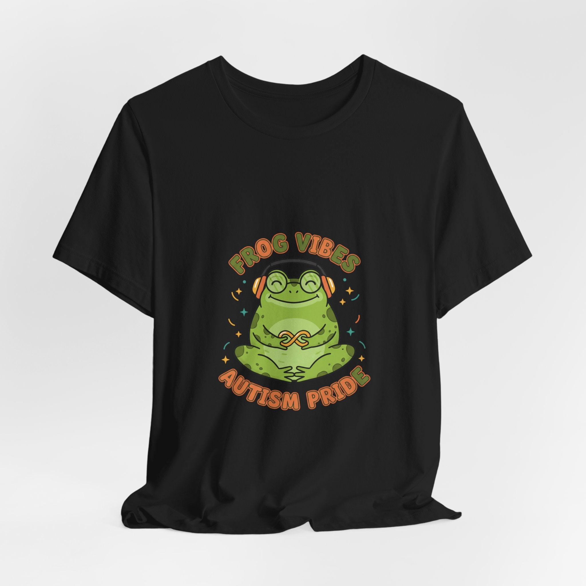 Frog Vibes Autism Pride Tee | neurodiversity pride, frog meme design