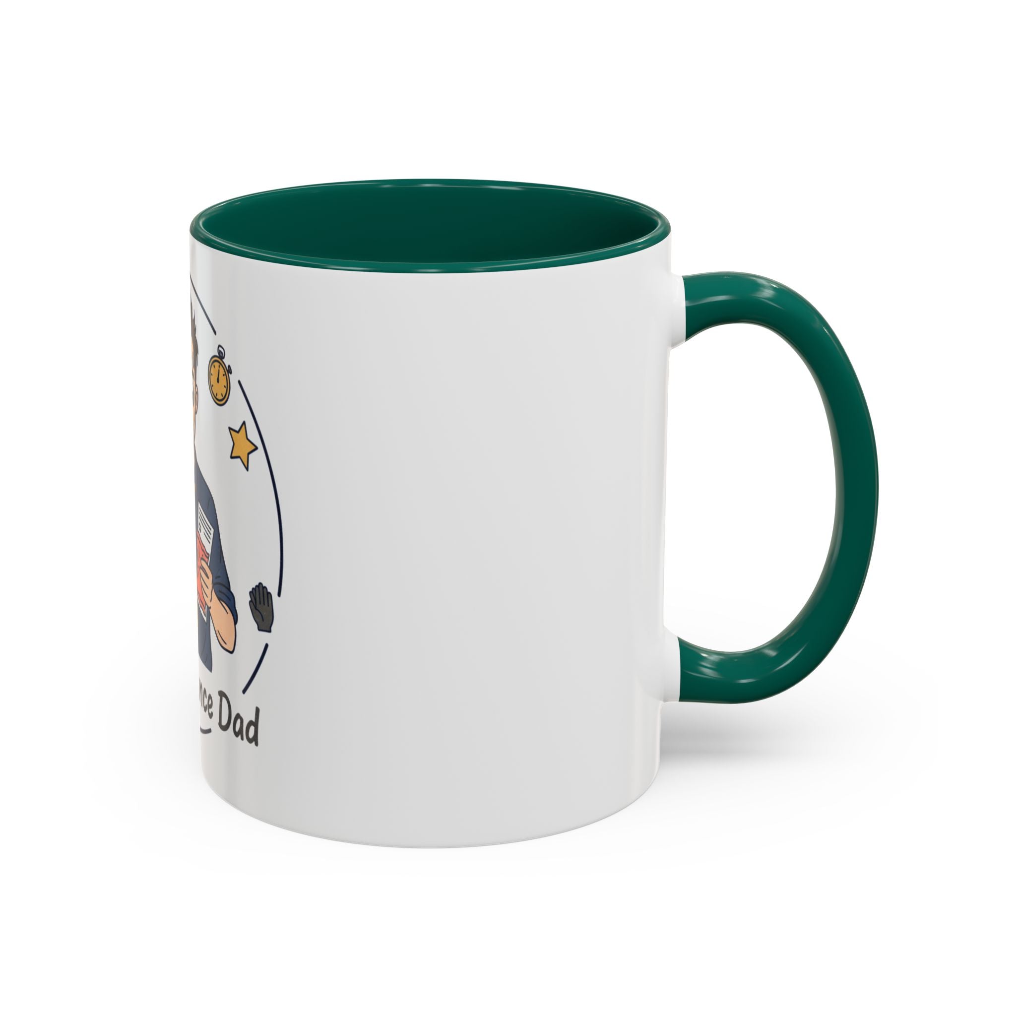 Frazzled Dance Dad Mug — Funny Dance Dad Coffee Cup (11oz/15oz)