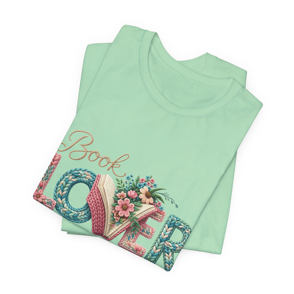 Faux Book Lover Tee — Faux. Floral 'Book Lover' Graphic T-Shirt