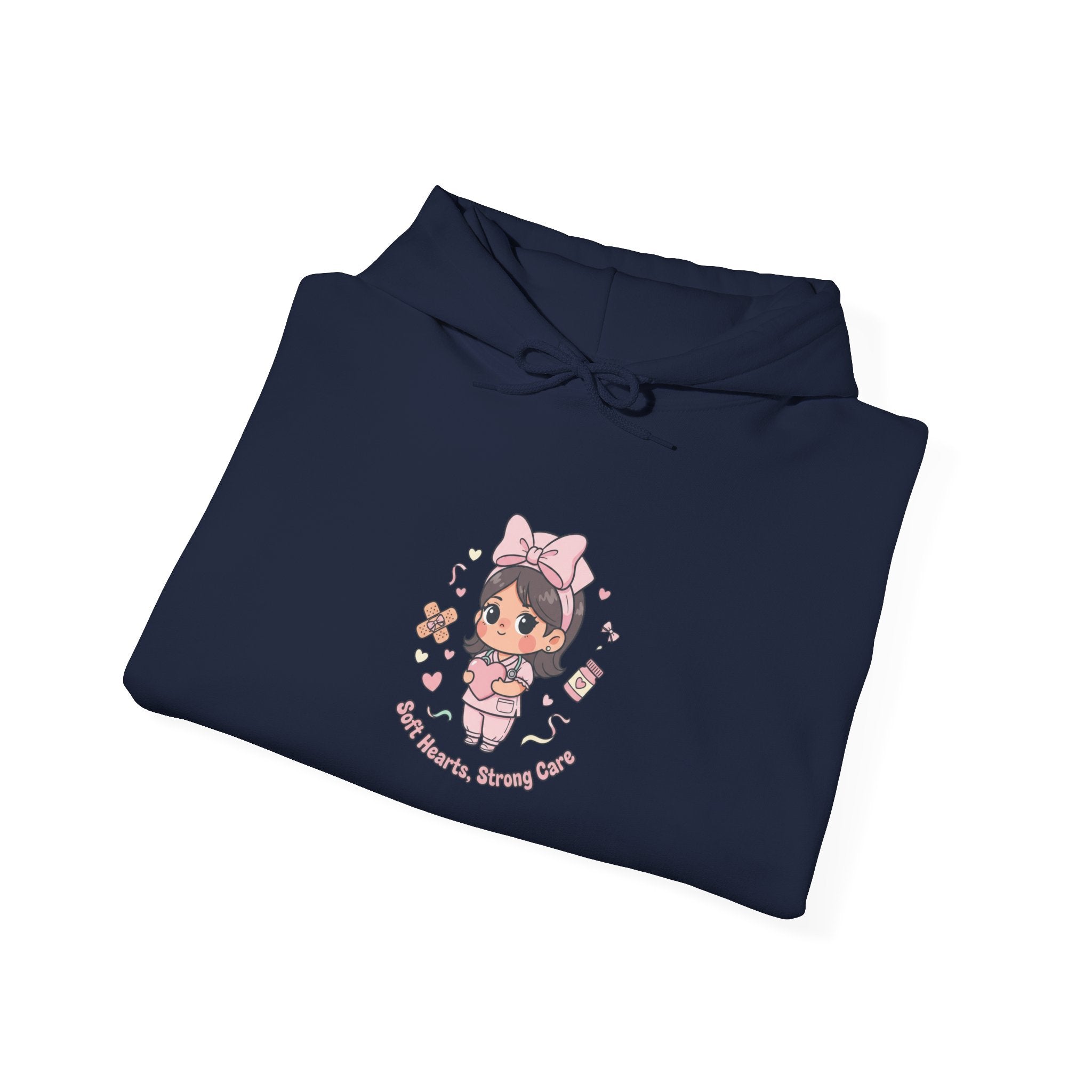 Cute Nurse Kawaii Graphic Hoodie | pastel coquette medical design