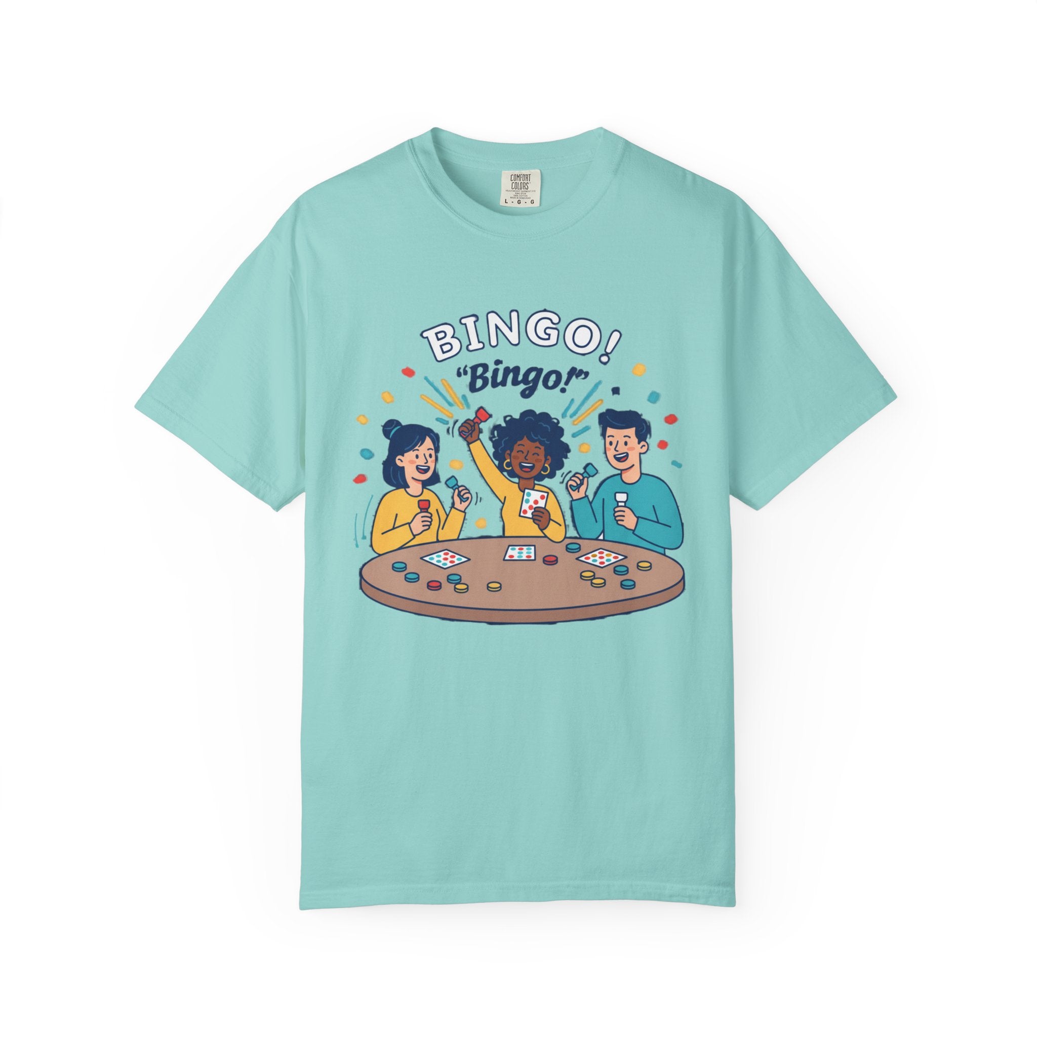 Bingo Night T-Shirt — "Yelling Bingo" Friends Game Tee