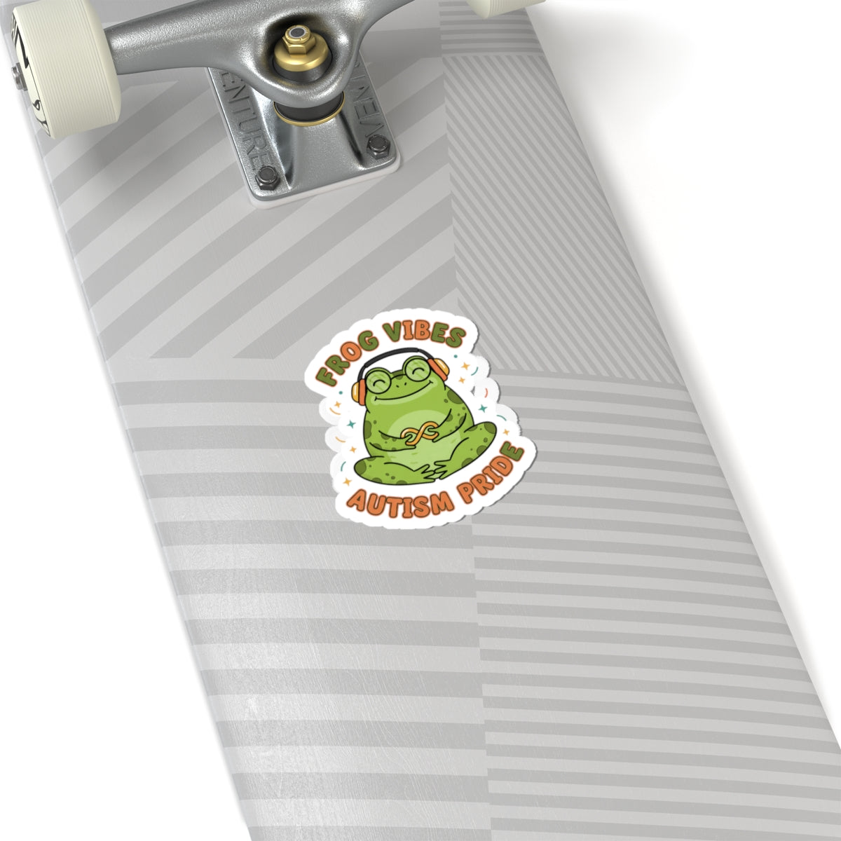 Frog Vibes Autism Pride Sticker | neurodiversity pride, frog meme