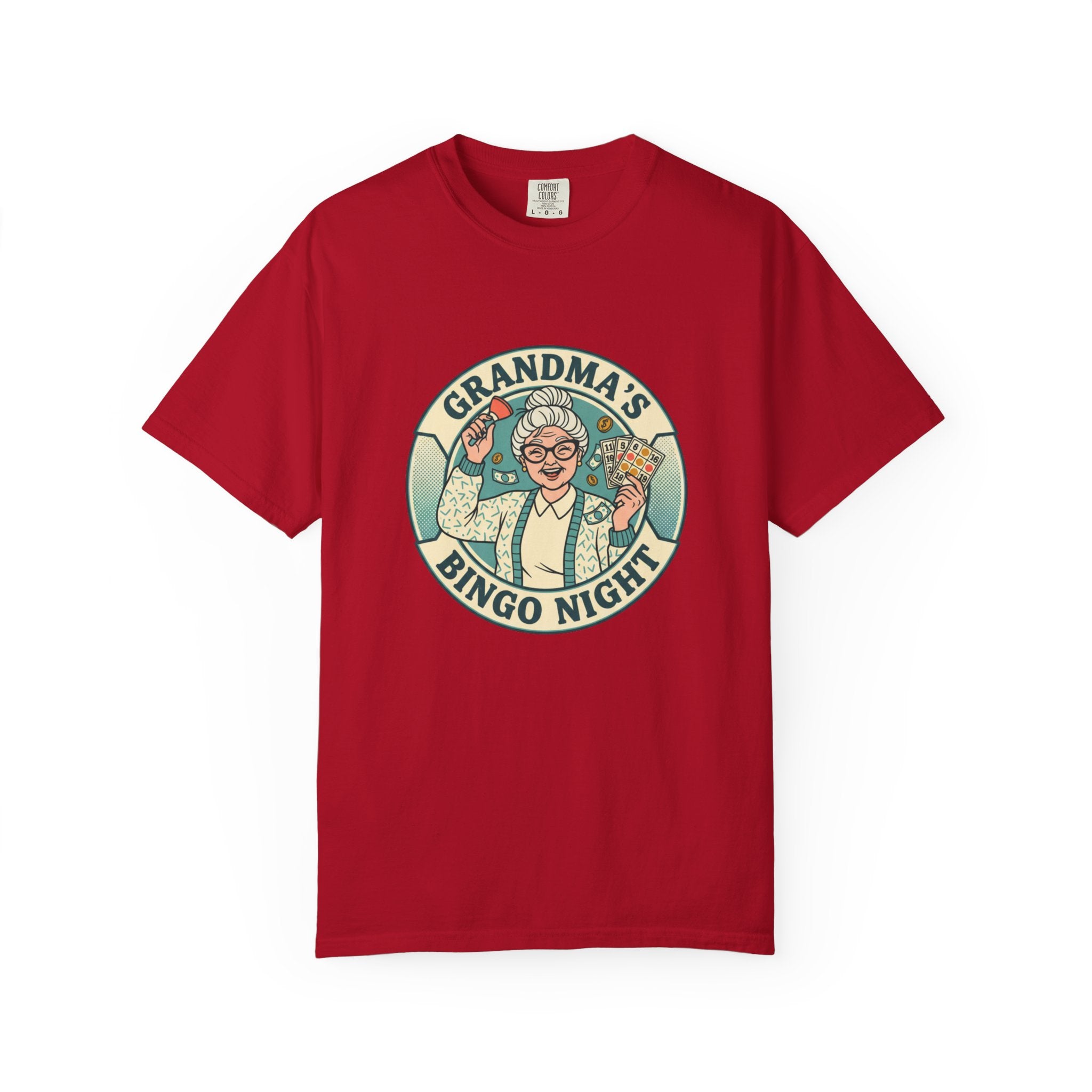 Grandma’s Bingo Night T-Shirt — Vintage Retro Bingo Card Tee