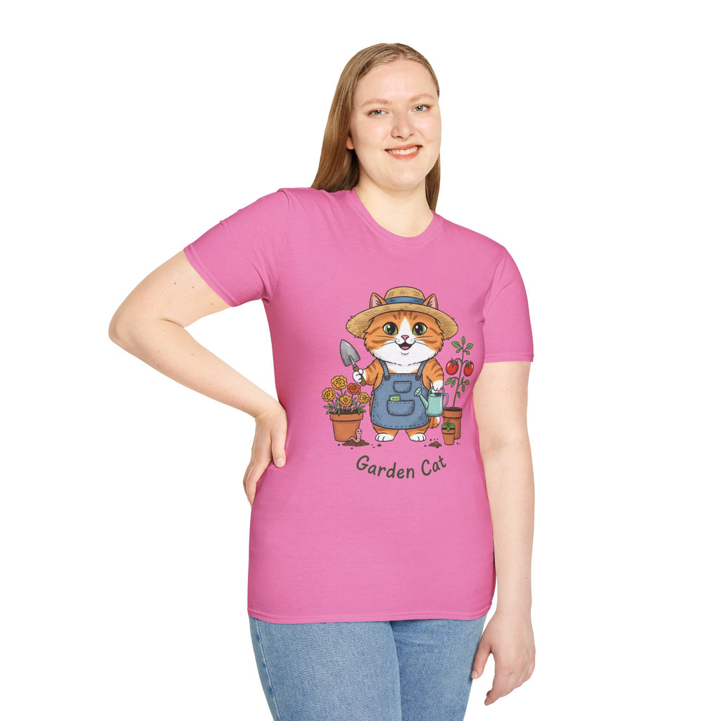 Funny Cat Gardening T-Shirt