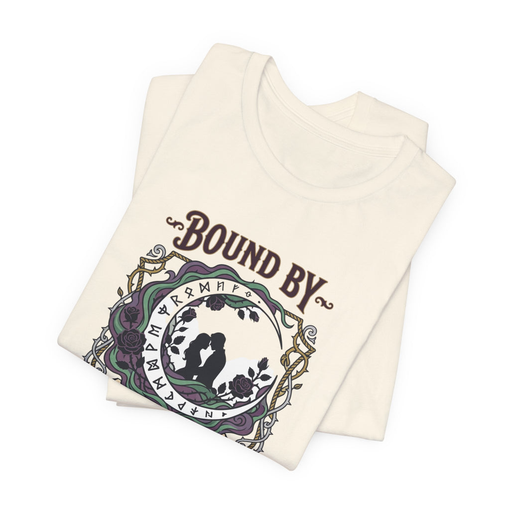 Bound by Romantasy Tee | romantasy reader, enchanted gothic book lover