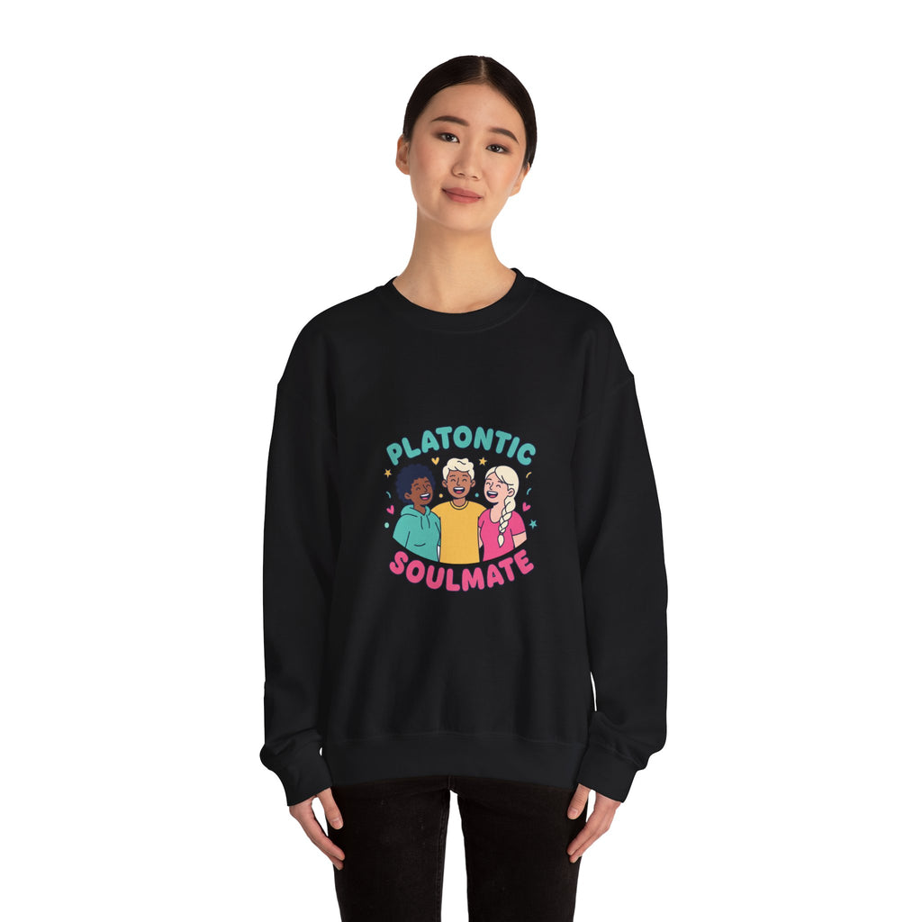 Platonic Soulmate Crewneck Sweatshirt | friendship, platonic love