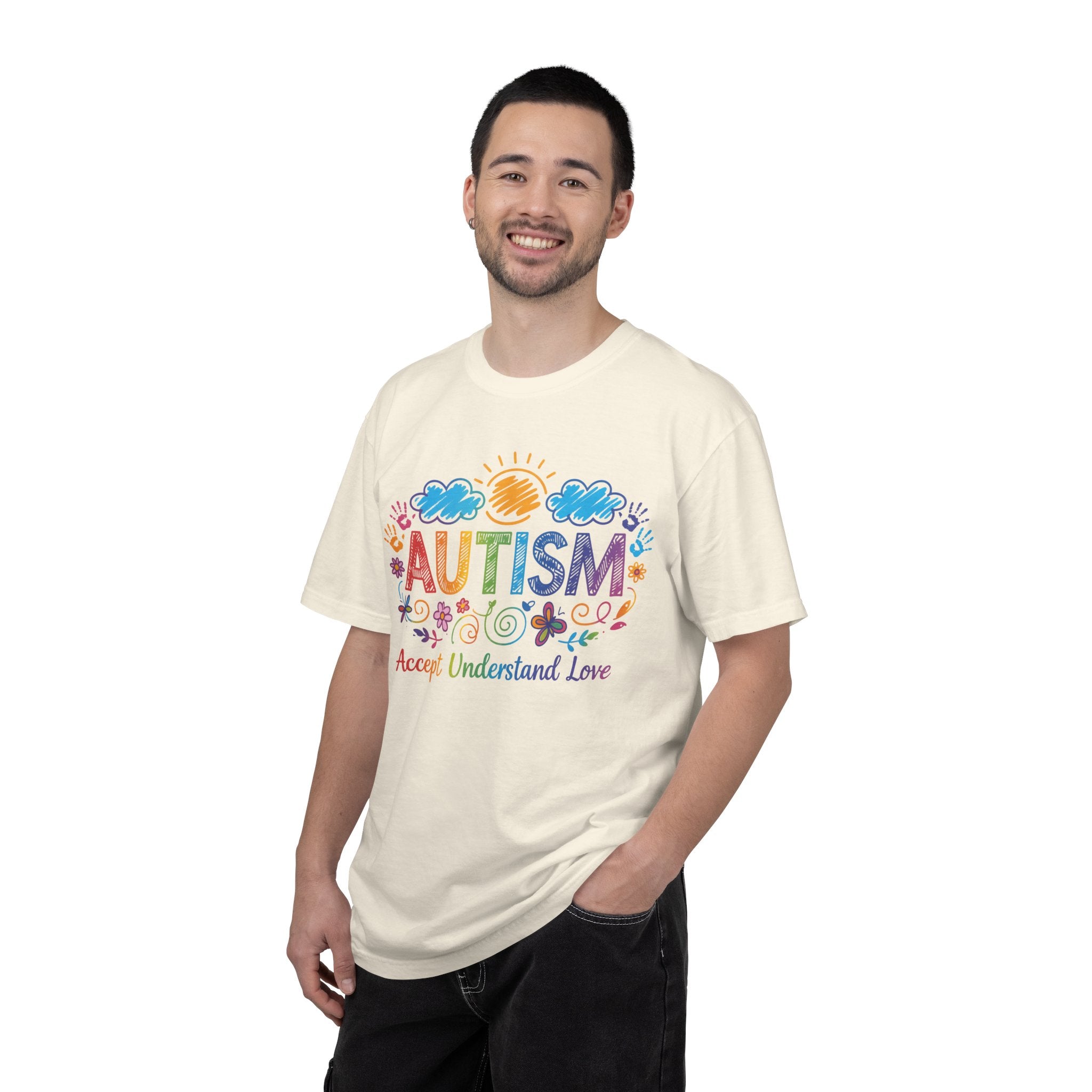 Autism Awareness T-Shirt — "Accept Understand Love" Colorful Support Tee