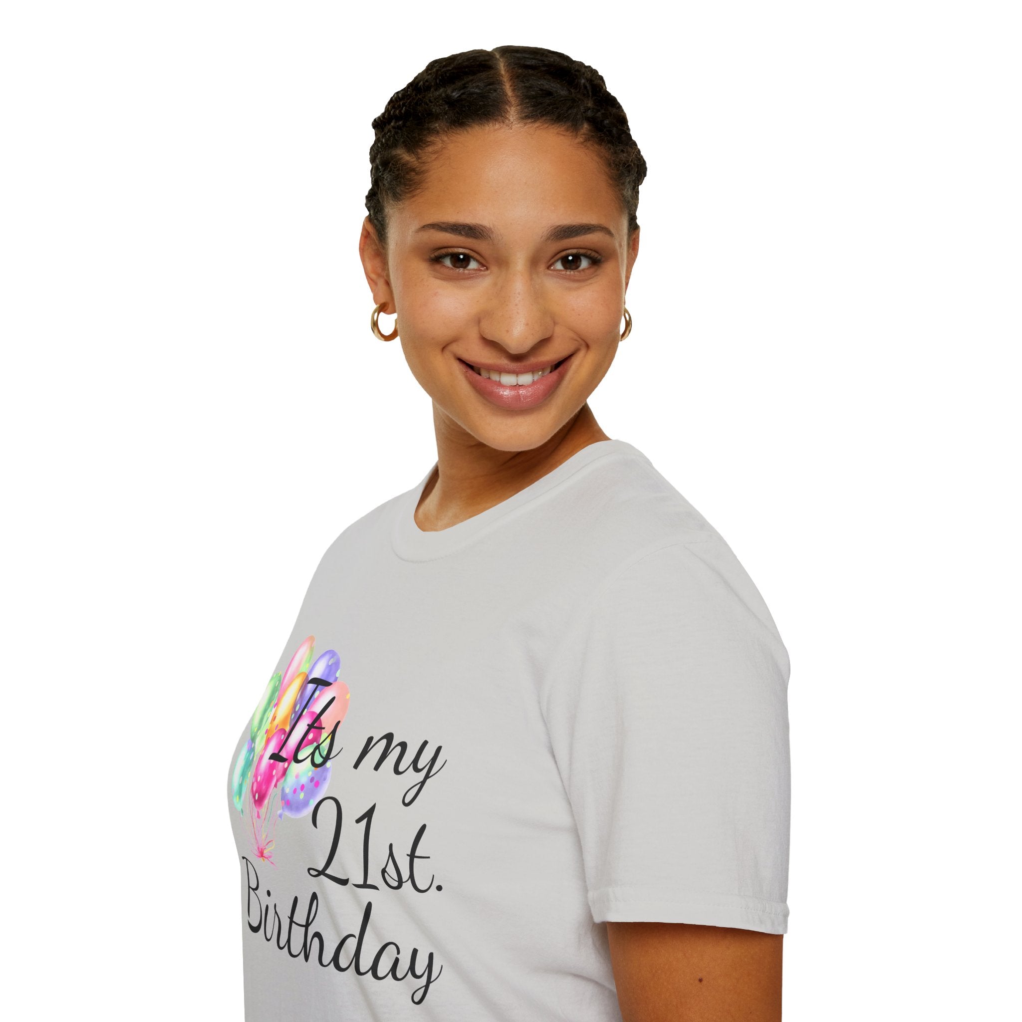 Birthday Balloons T-Shirt — "It's My" Celebration Tee