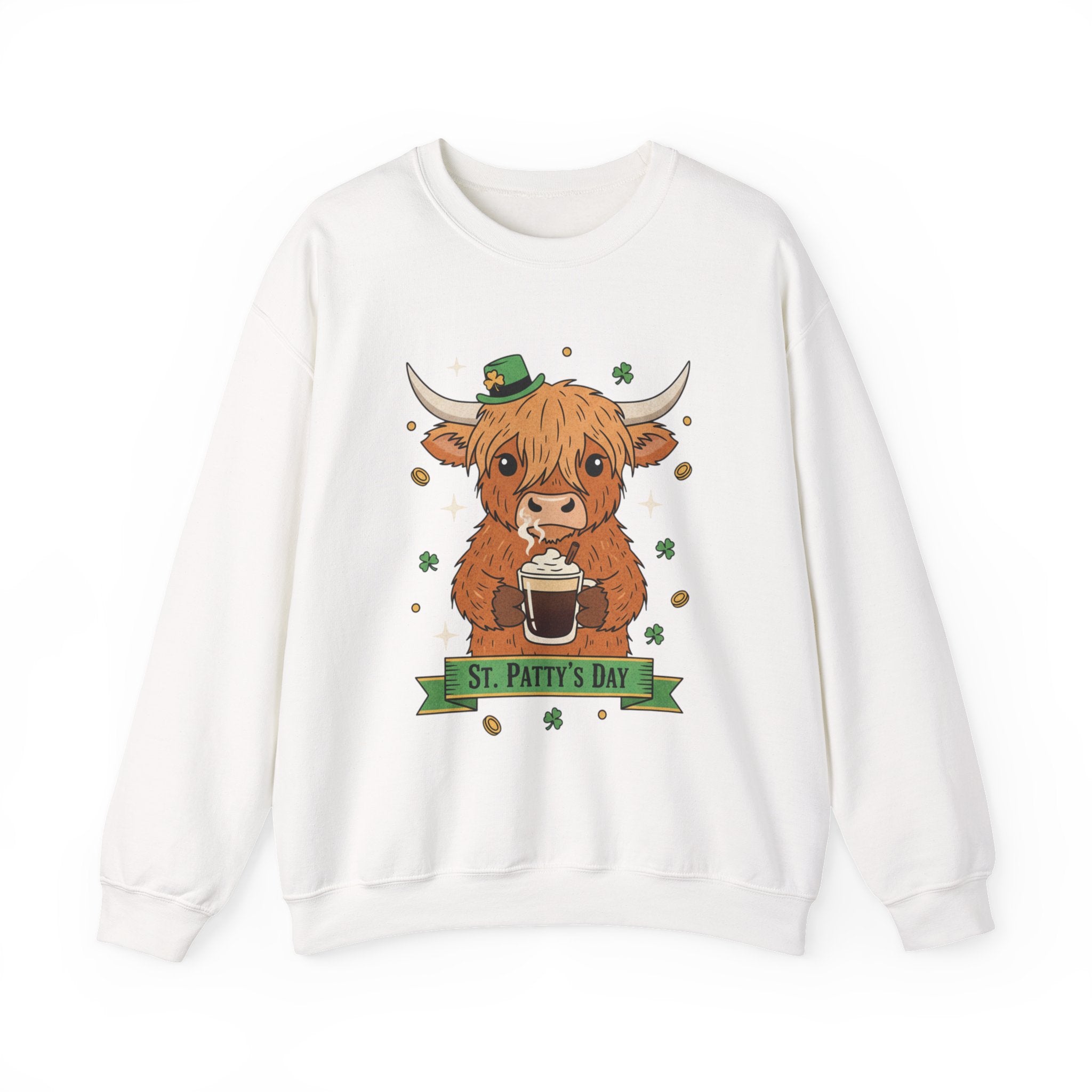 St. Patty’s Highland Cow Sweatshirt