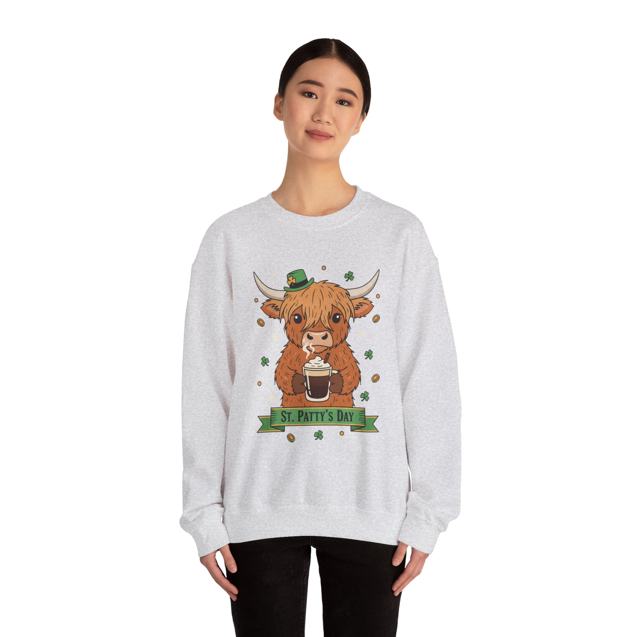 St. Patty’s Highland Cow Sweatshirt