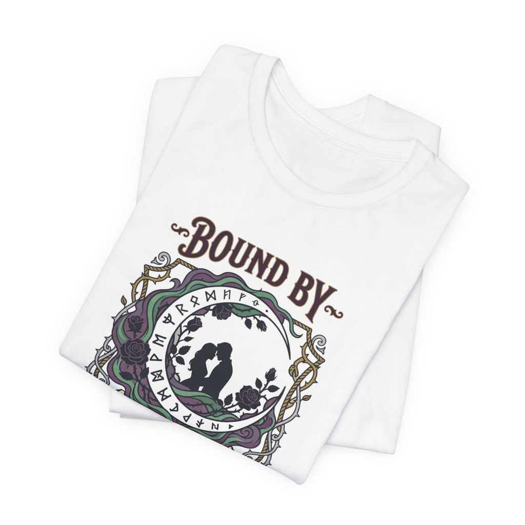 Bound by Romantasy Tee | romantasy reader, enchanted gothic book lover