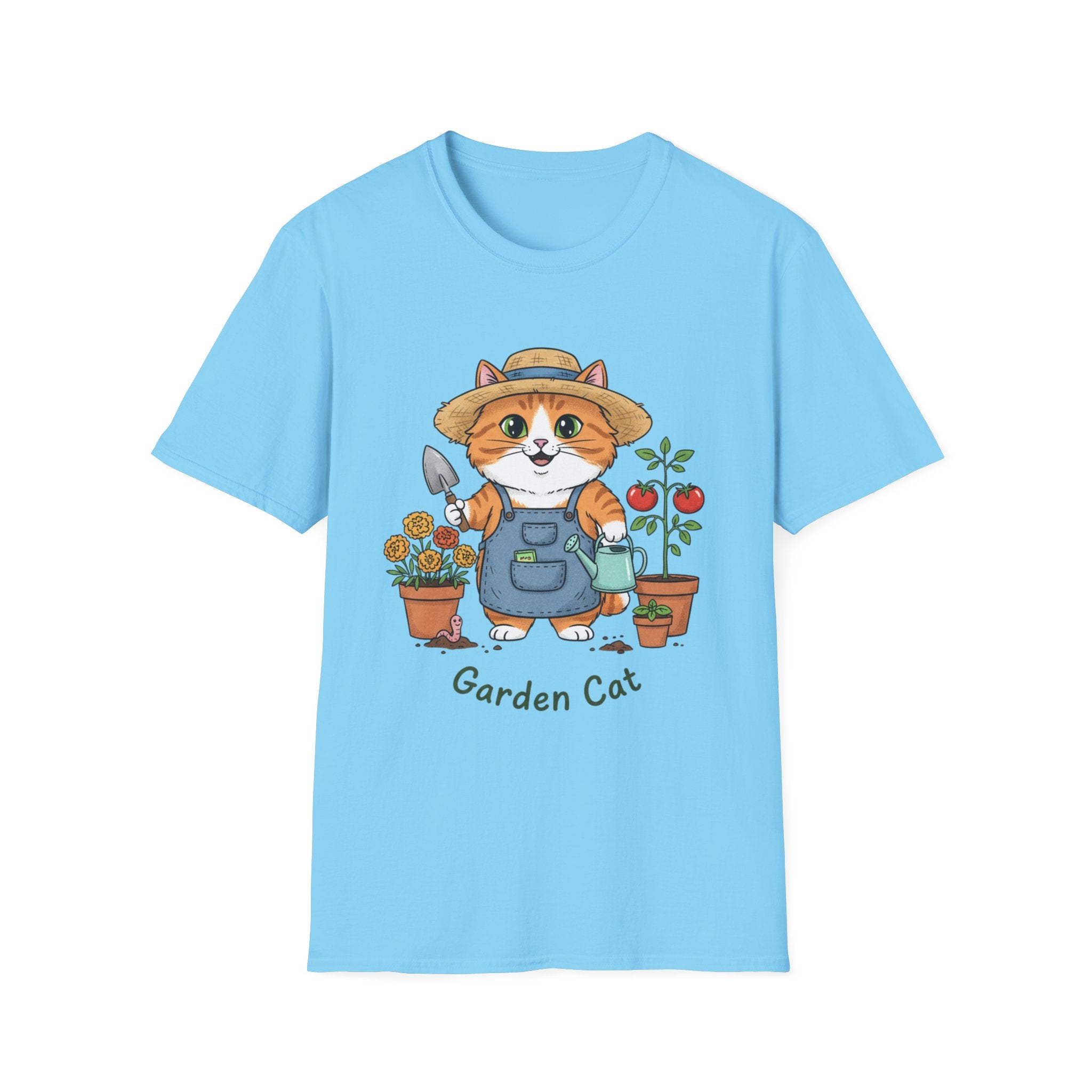 Funny Cat Gardening T-Shirt