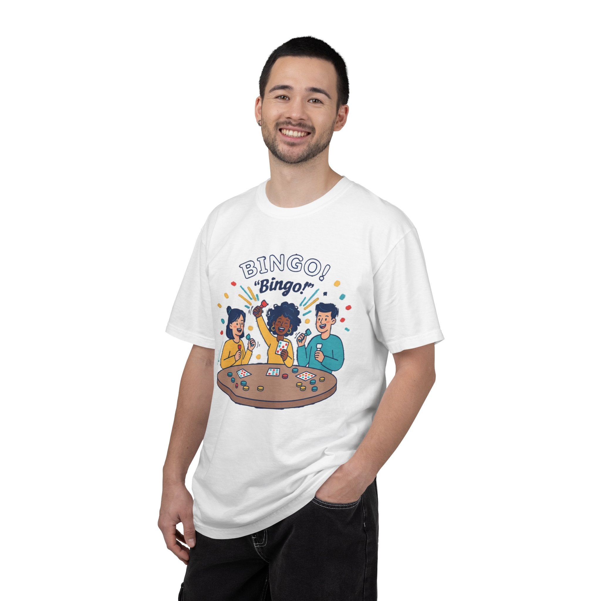 Bingo Night T-Shirt — "Yelling Bingo" Friends Game Tee