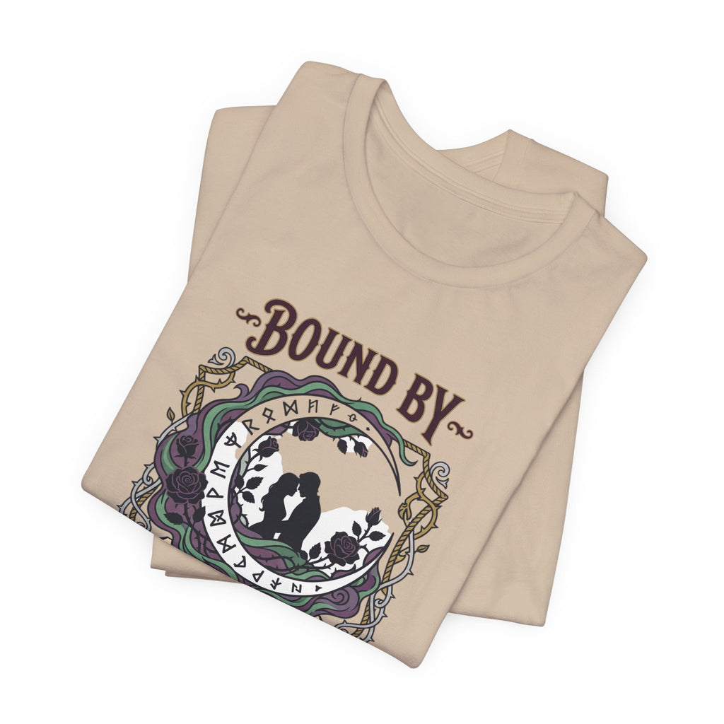 Bound by Romantasy Tee | romantasy reader, enchanted gothic book lover