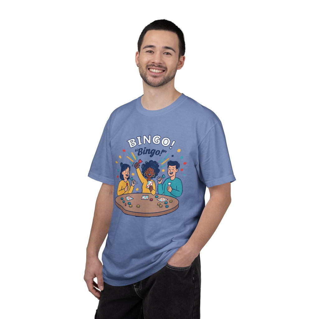 Bingo Night T-Shirt — "Yelling Bingo" Friends Game Tee