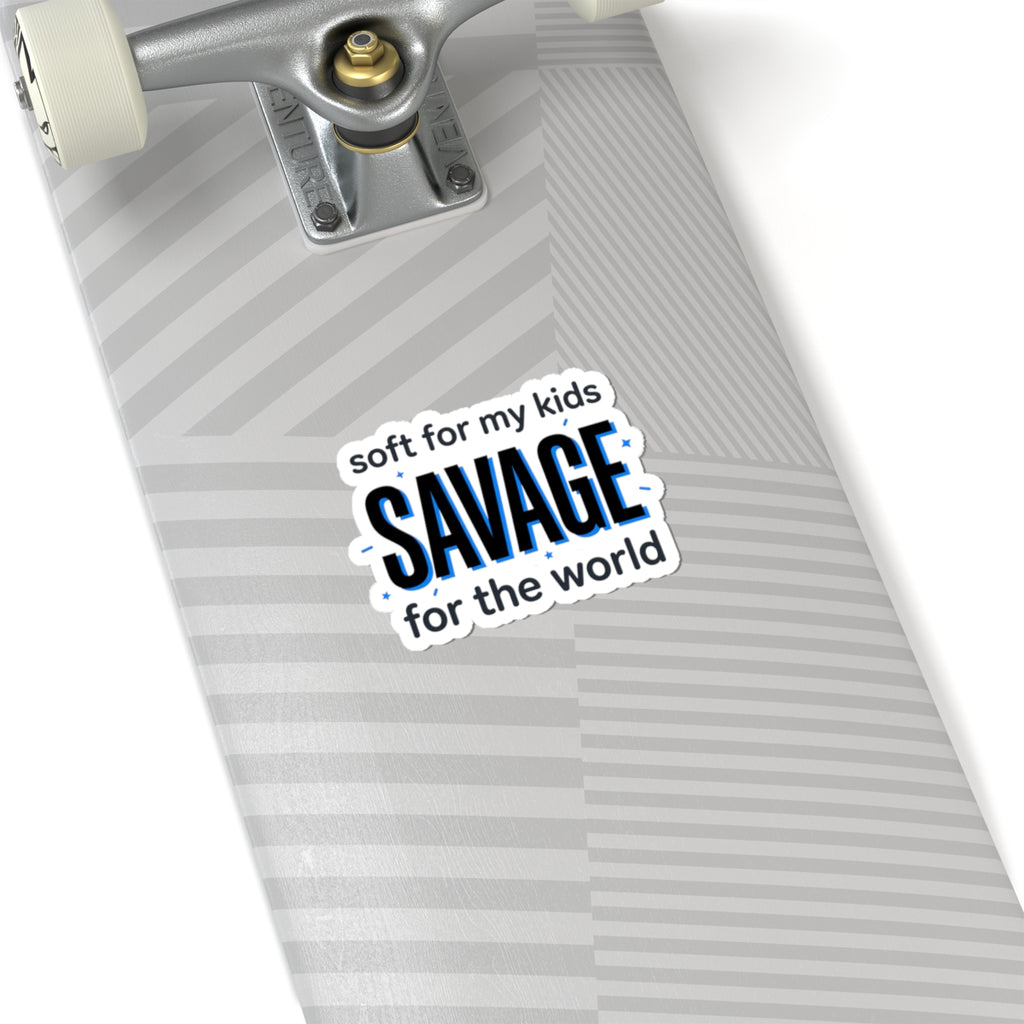 Savage Mom Sticker | Minimal Typographic Mother’s Day, Mama Identity