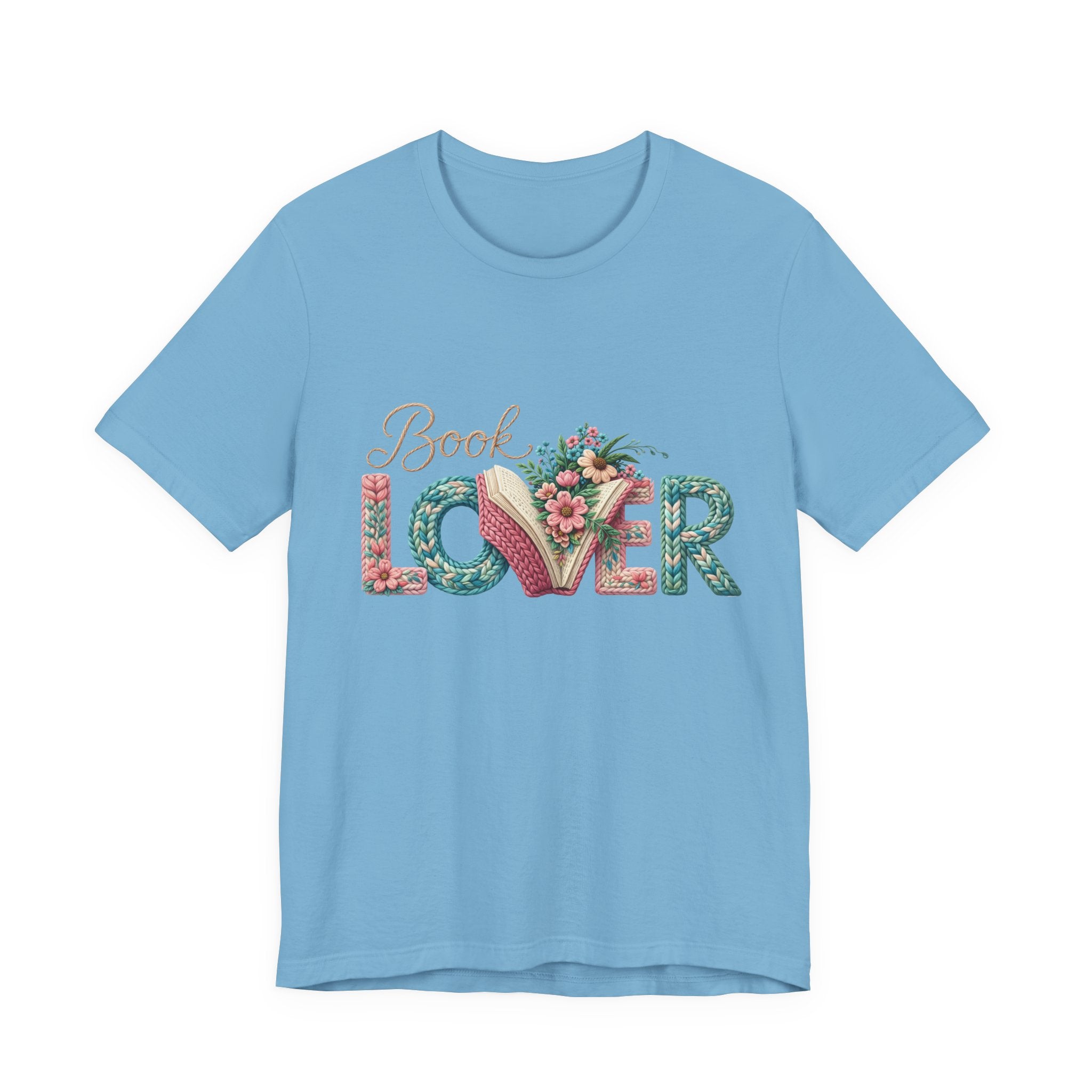 Faux Book Lover Tee — Faux. Floral 'Book Lover' Graphic T-Shirt