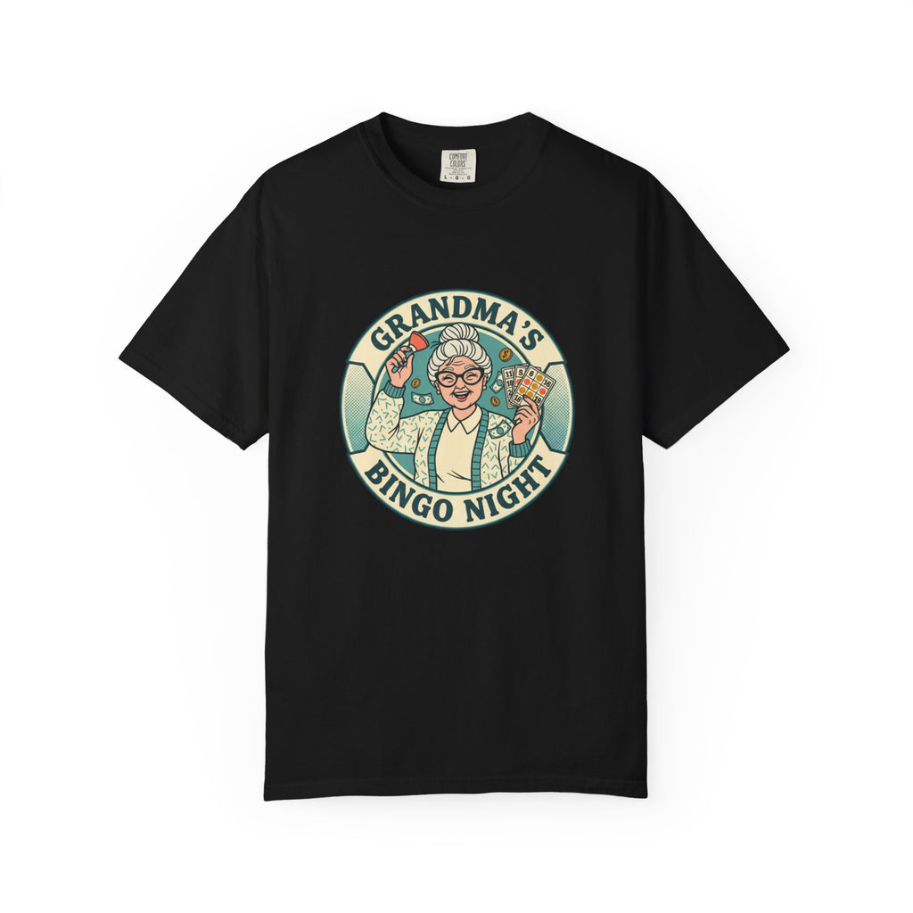 Grandma’s Bingo Night T-Shirt — Vintage Retro Bingo Card Tee