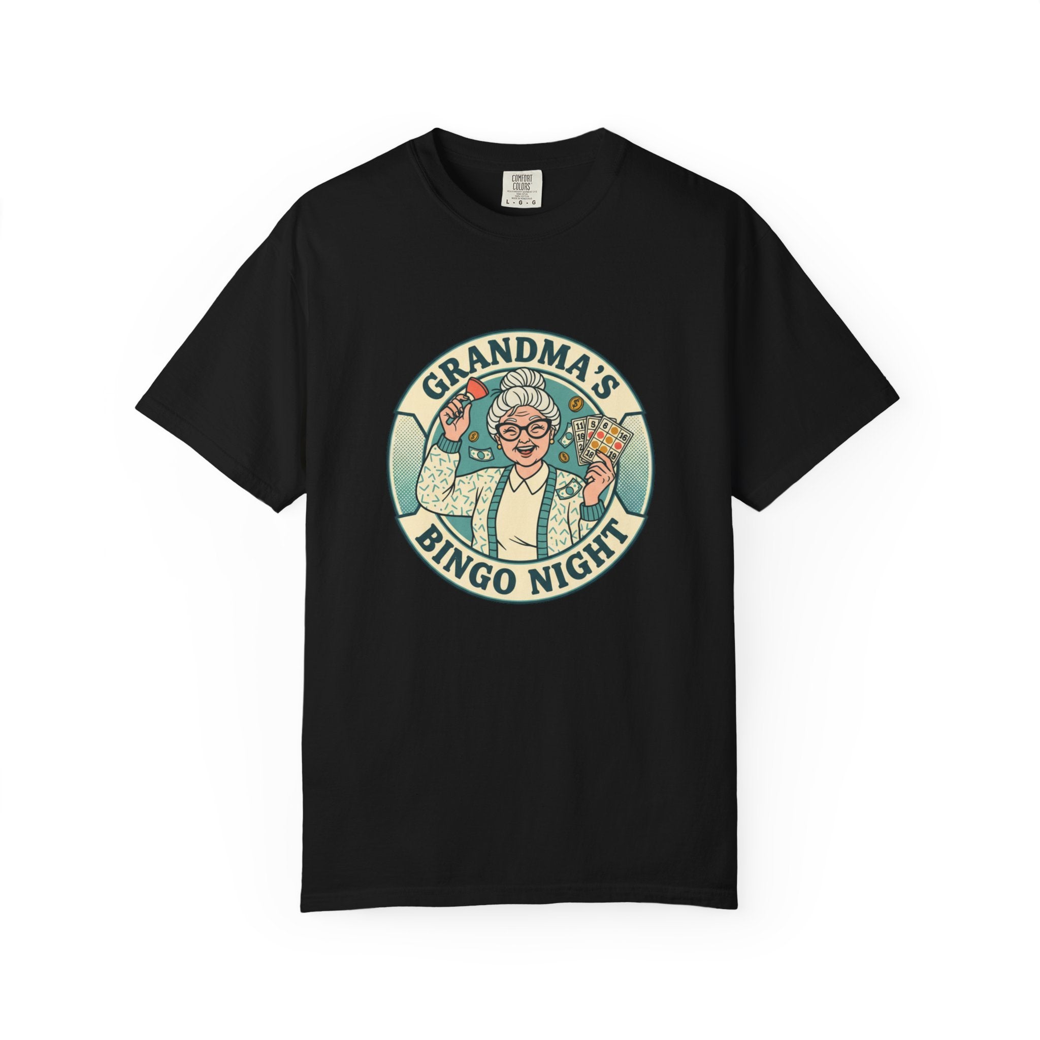 Grandma’s Bingo Night T-Shirt — Vintage Retro Bingo Card Tee