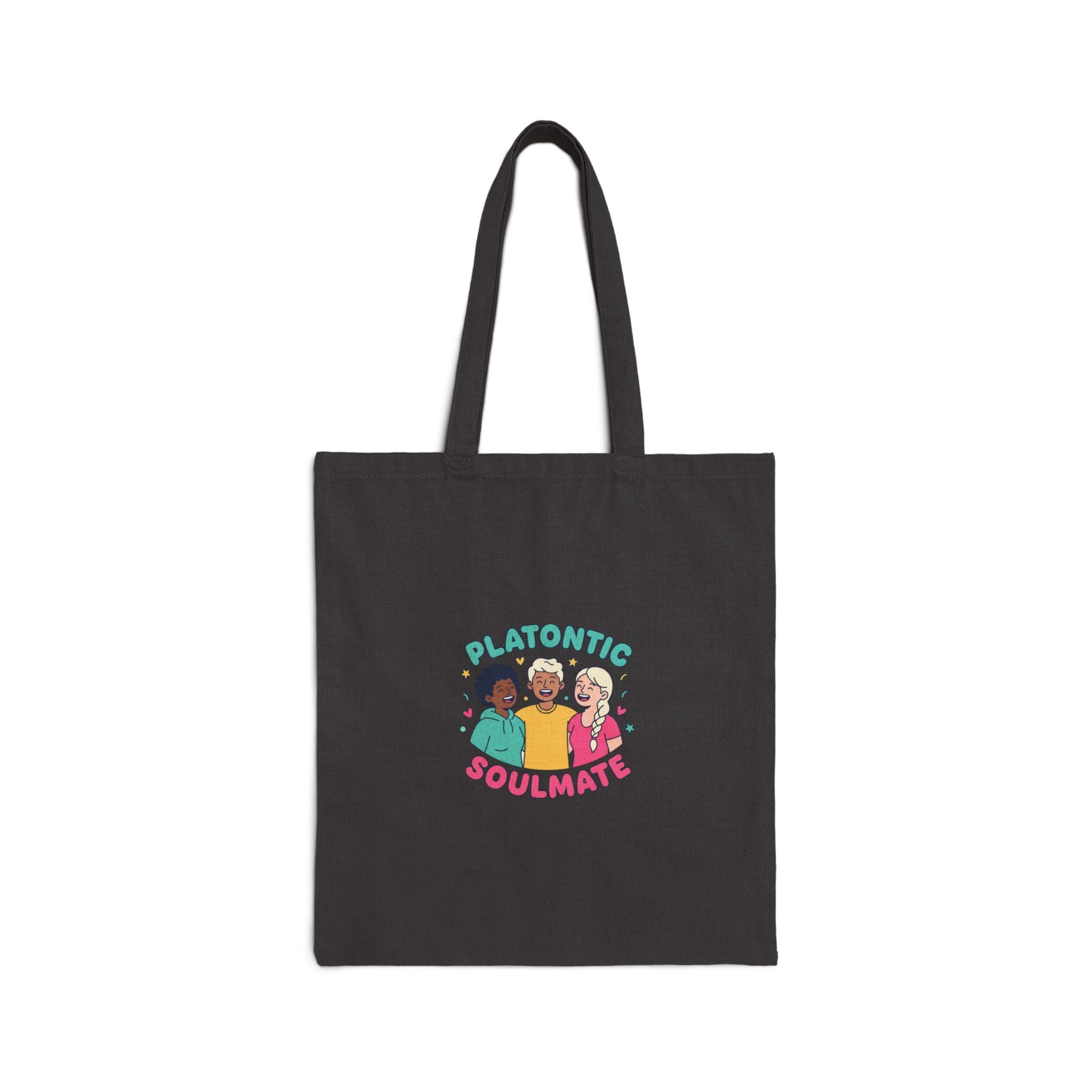 Platonic Soulmate Tote, Friendship-First Canvas Tote | Platonic Love, Bestie Bag