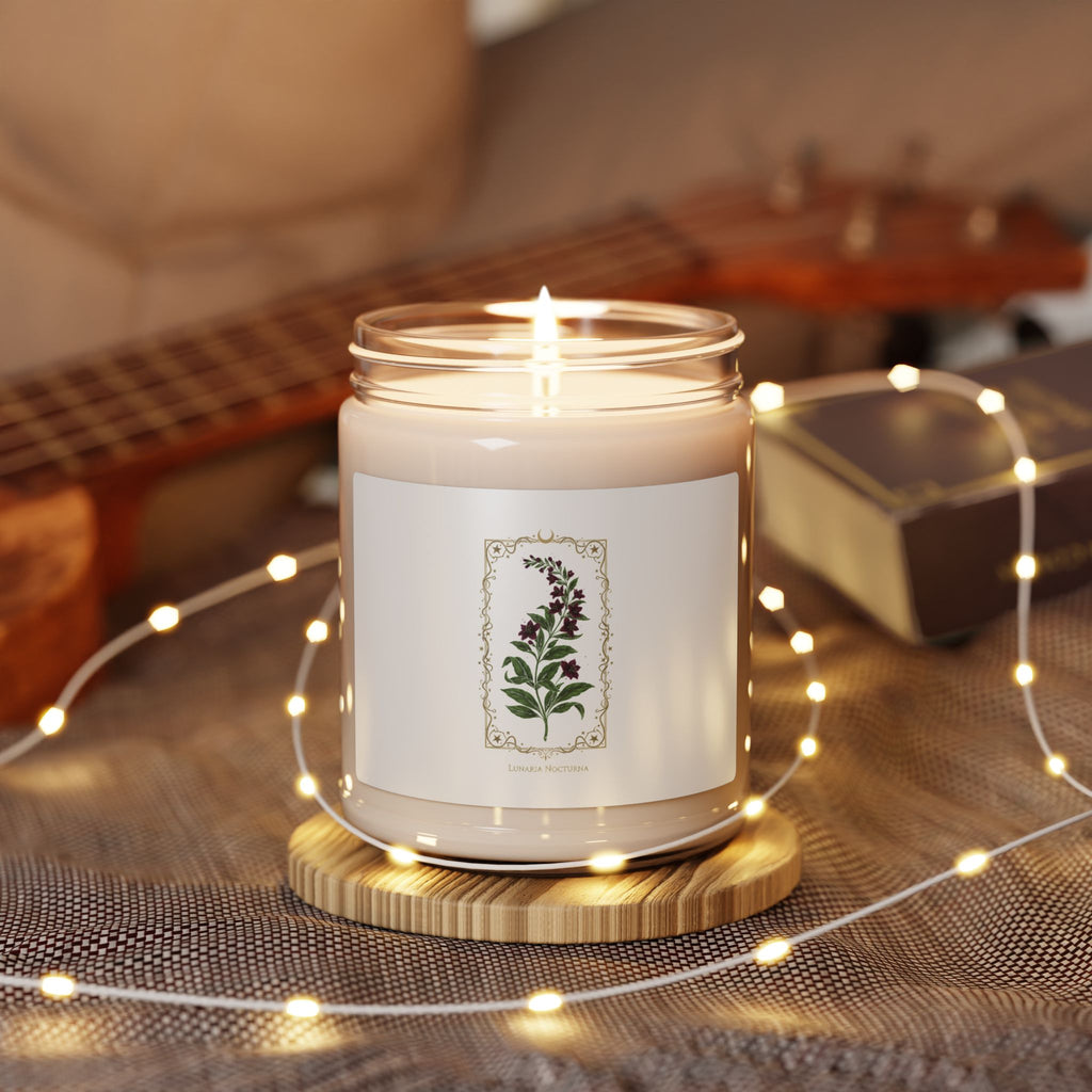 Nightshade Botanical Soy Candle, 9oz | dark botanical, witchy garden