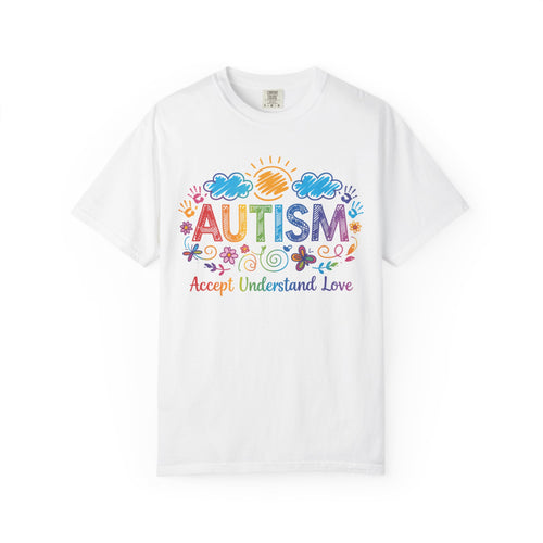 Autism Awareness T-Shirt — "Accept Understand Love" Colorful Support Tee