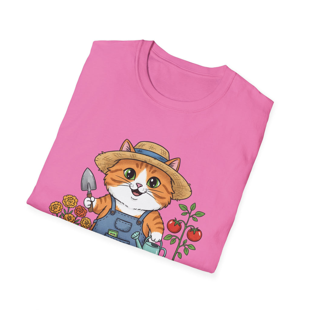 Funny Cat Gardening T-Shirt