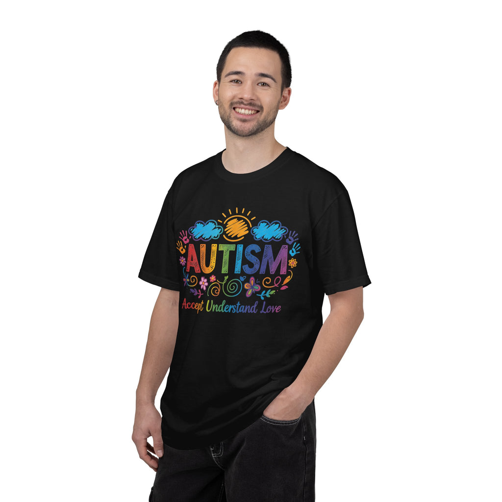 Autism Awareness T-Shirt — "Accept Understand Love" Colorful Support Tee
