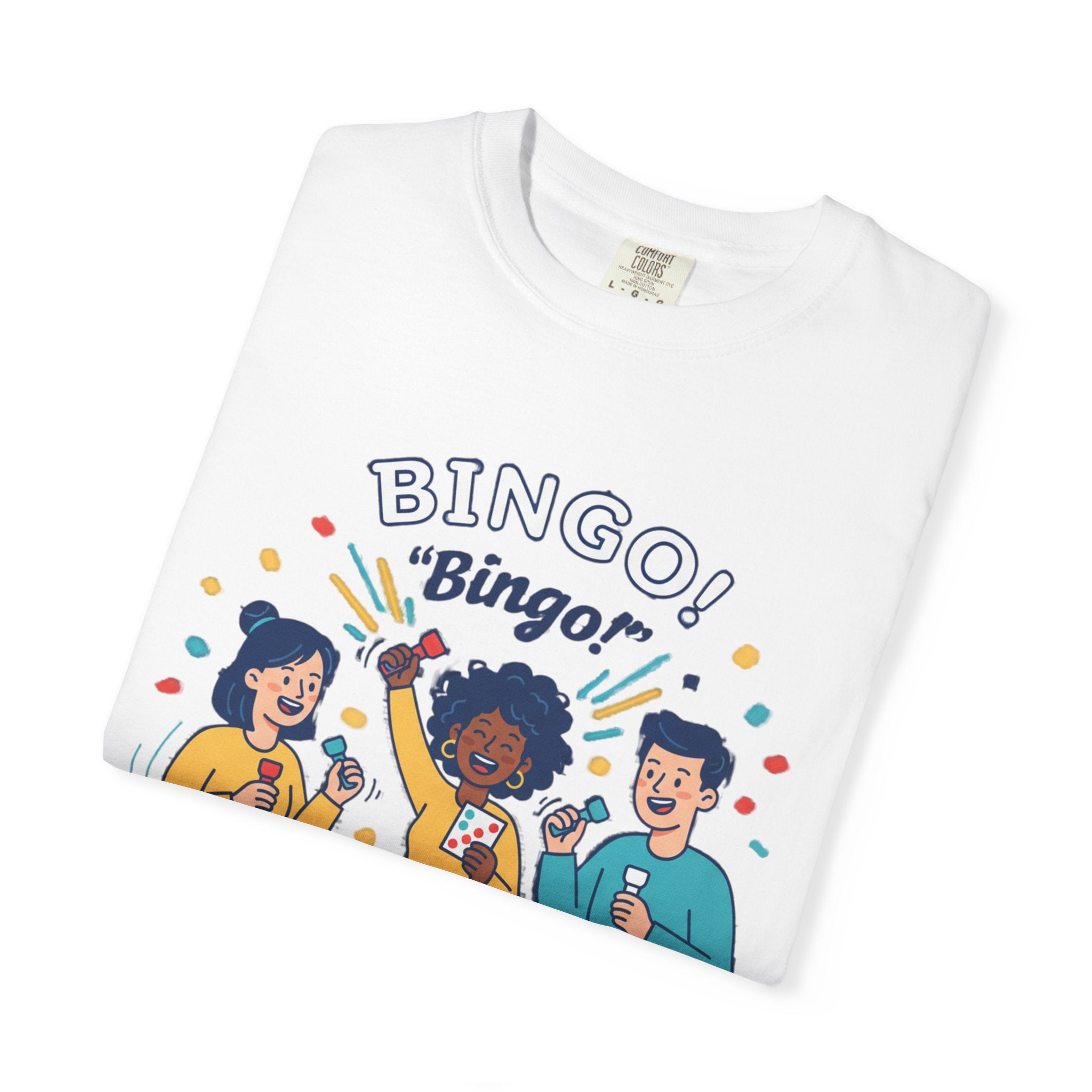 Bingo Night T-Shirt — "Yelling Bingo" Friends Game Tee