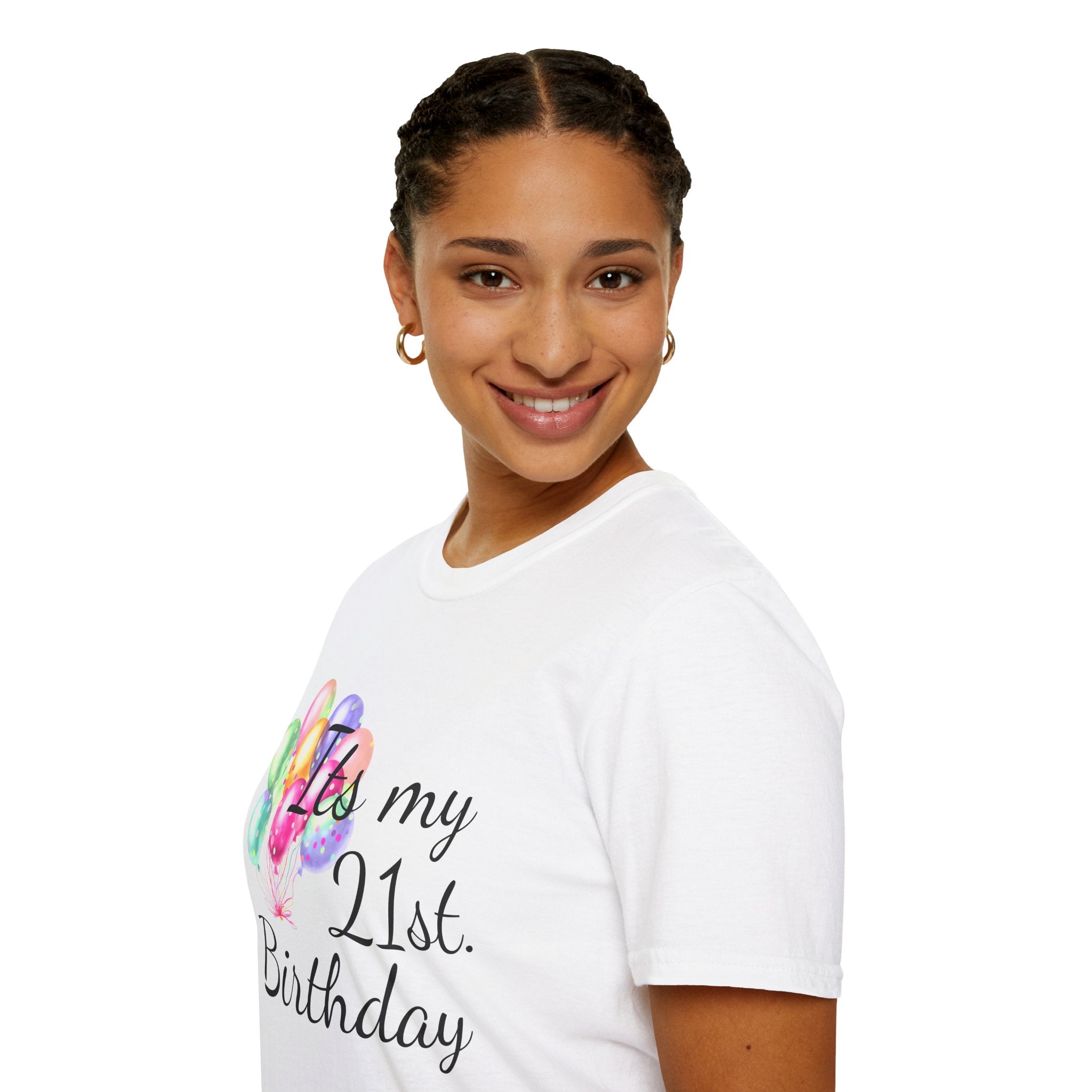 Birthday Balloons T-Shirt — "It's My" Celebration Tee