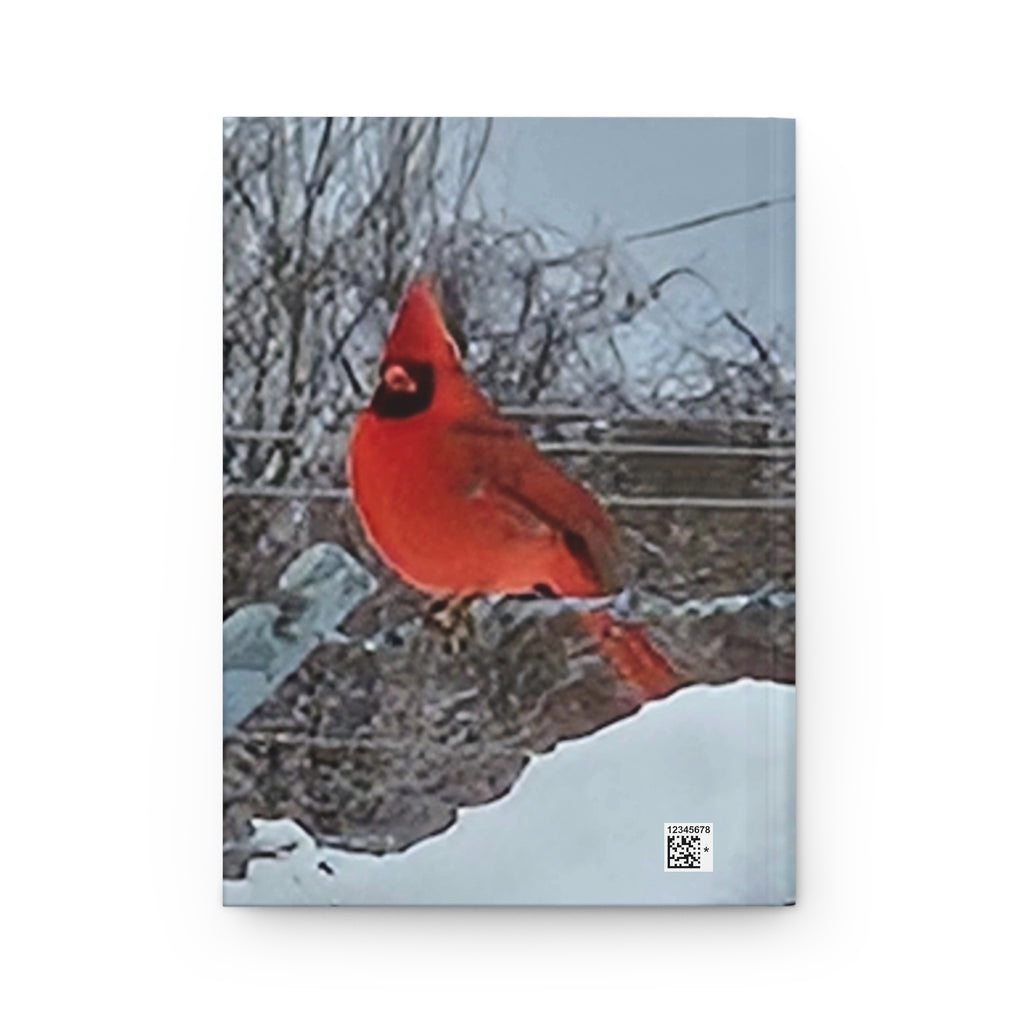 Cardinal Winter Hardcover Journal — Red Bird Notebook for Nature Lovers