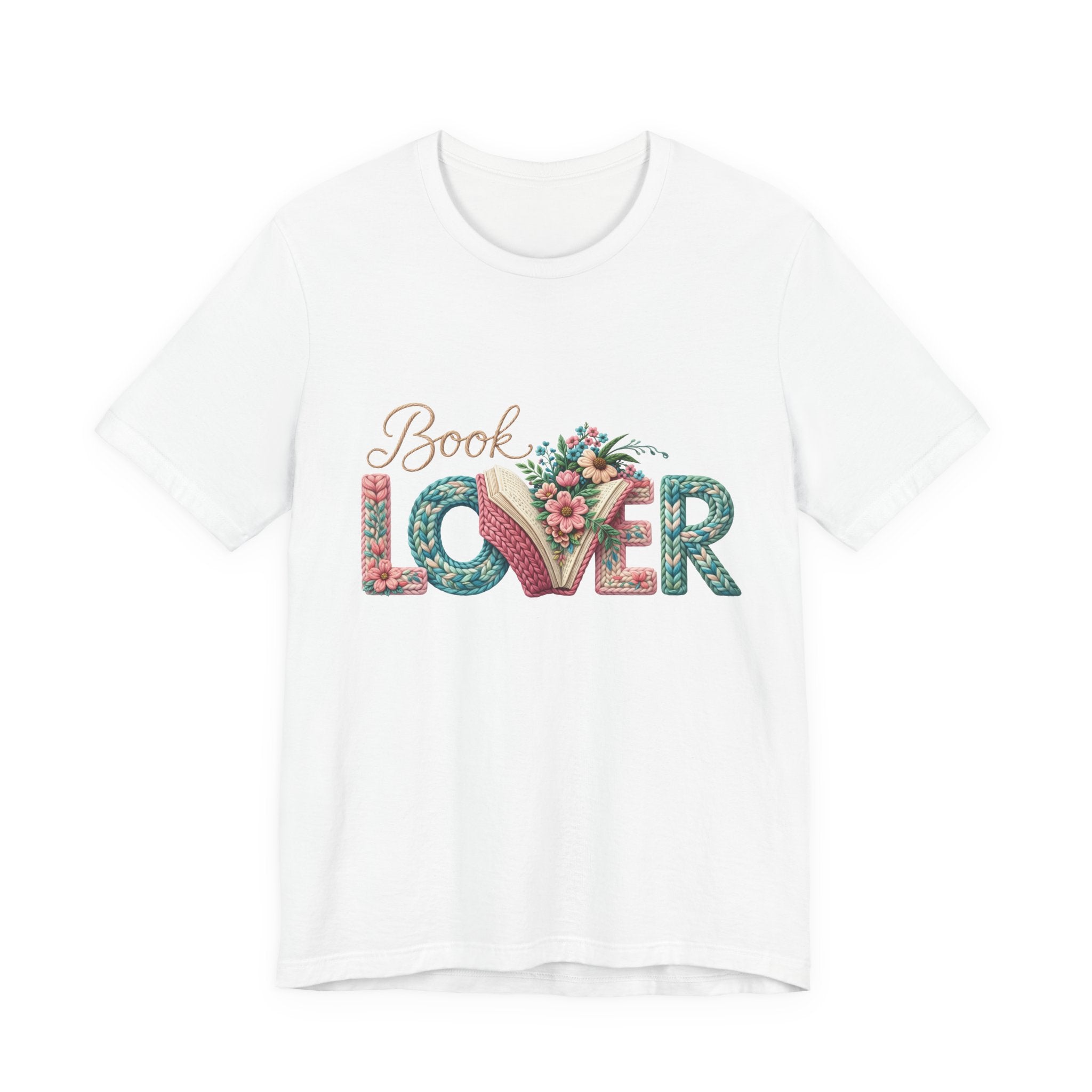 Faux Book Lover Tee — Faux. Floral 'Book Lover' Graphic T-Shirt