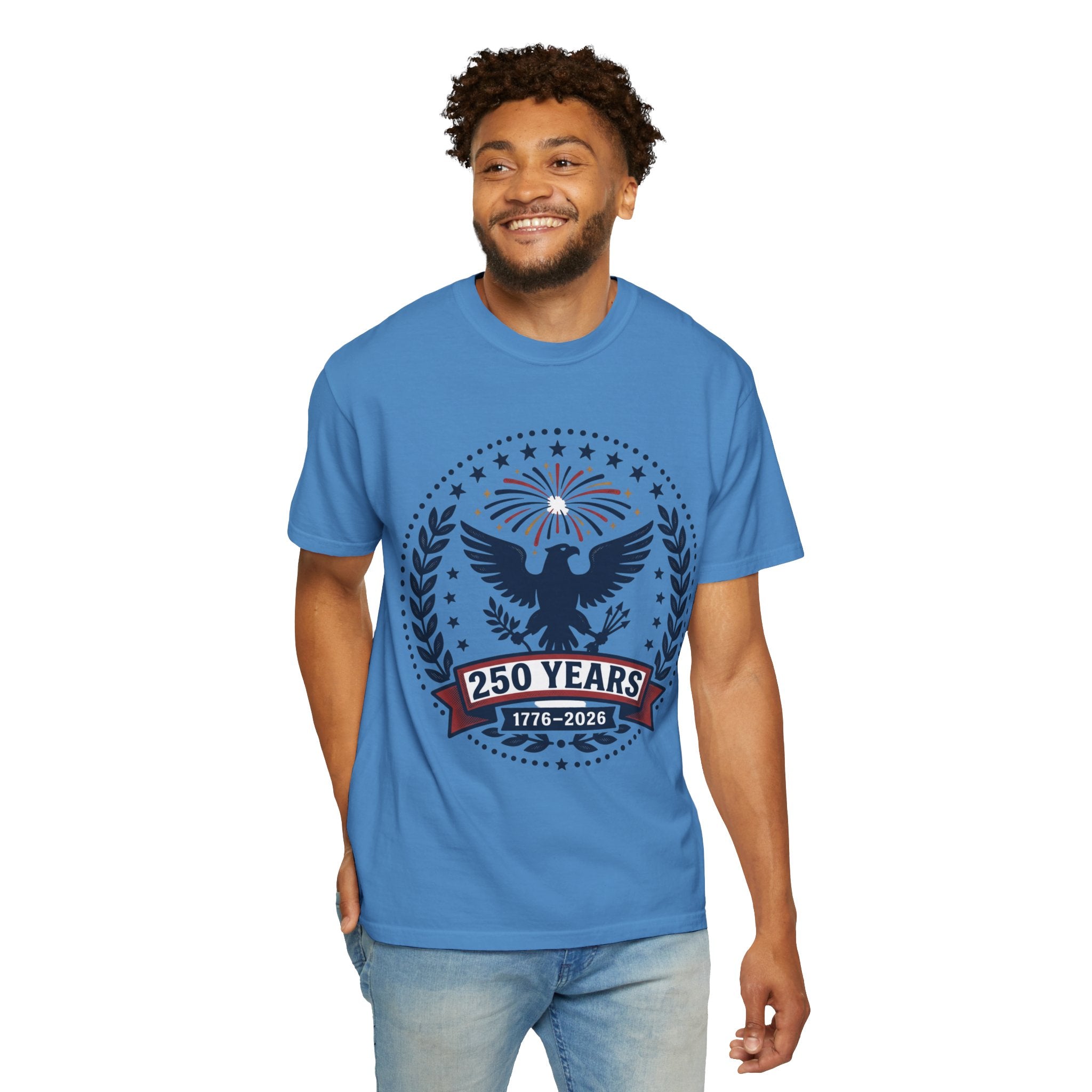 250 Years Eagle Anniversary T-Shirt — 1776–2026 Patriotic Celebration Tee