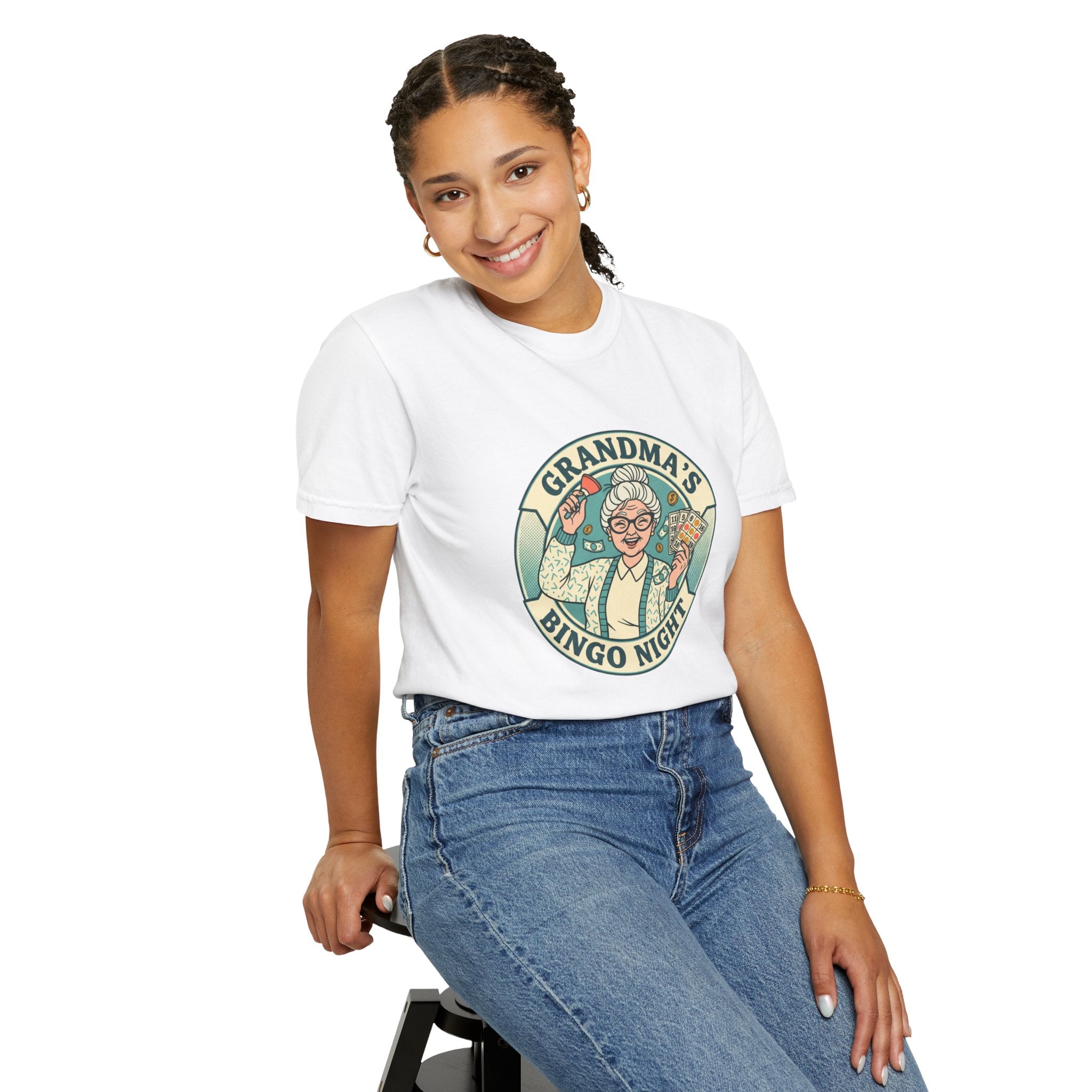 Grandma’s Bingo Night T-Shirt — Vintage Retro Bingo Card Tee