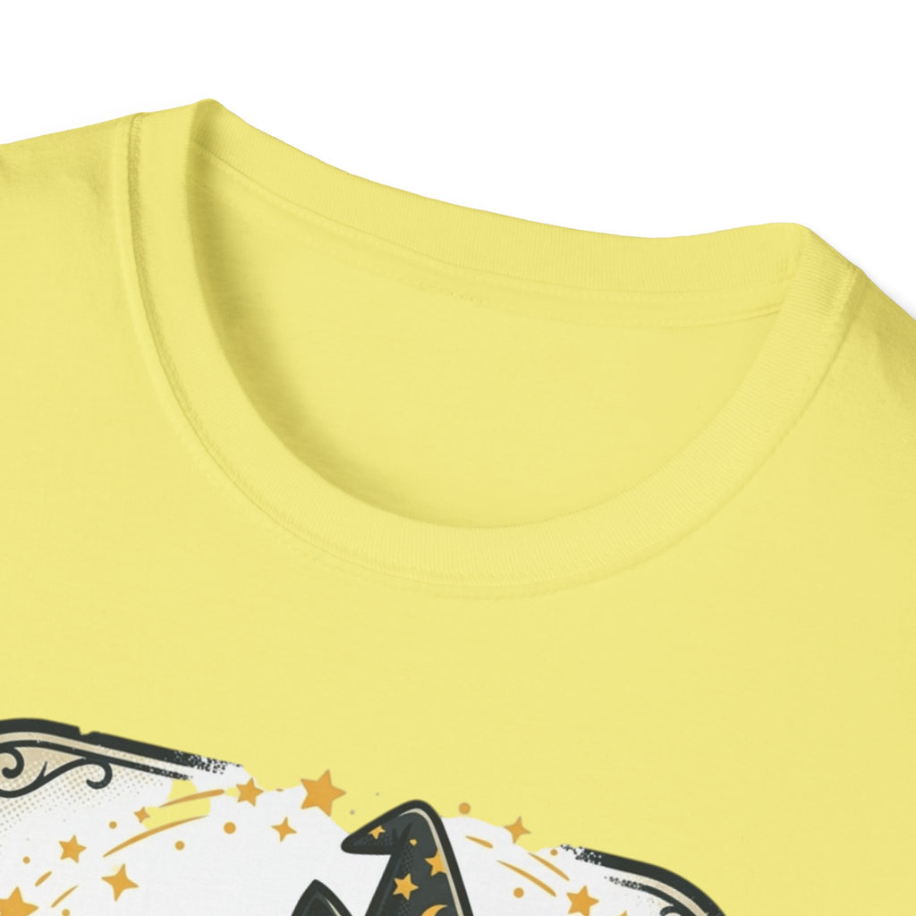 Magician Cat T-Shirt — "The Mysterious Cat" Cute Black Cat Magic Graphic Tee