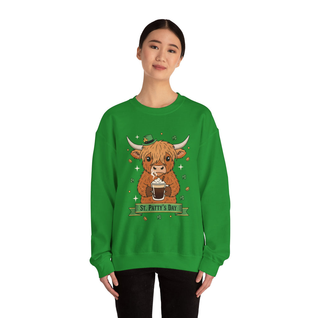 St. Patty’s Highland Cow Sweatshirt