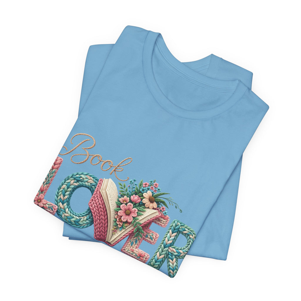 Faux Book Lover Tee — Faux. Floral 'Book Lover' Graphic T-Shirt