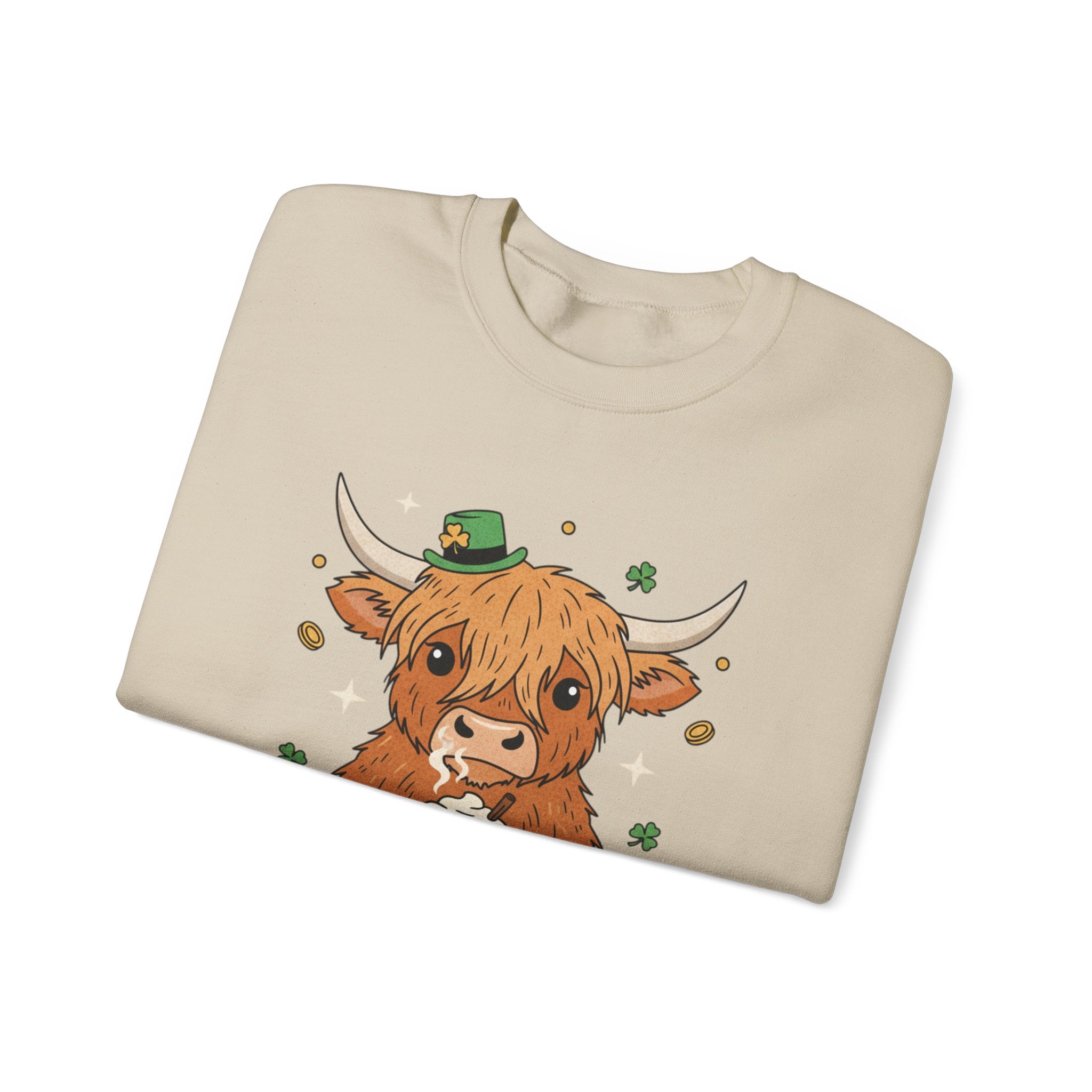 St. Patty’s Highland Cow Sweatshirt