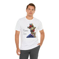 Veterans Tribute T-Shirt — Cross, Folded Flag & Combat Boots Memorial Tee