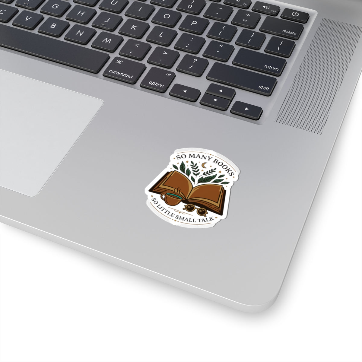 So Many Books Sticker | Book Lover, Cozy Reading Aesthetic