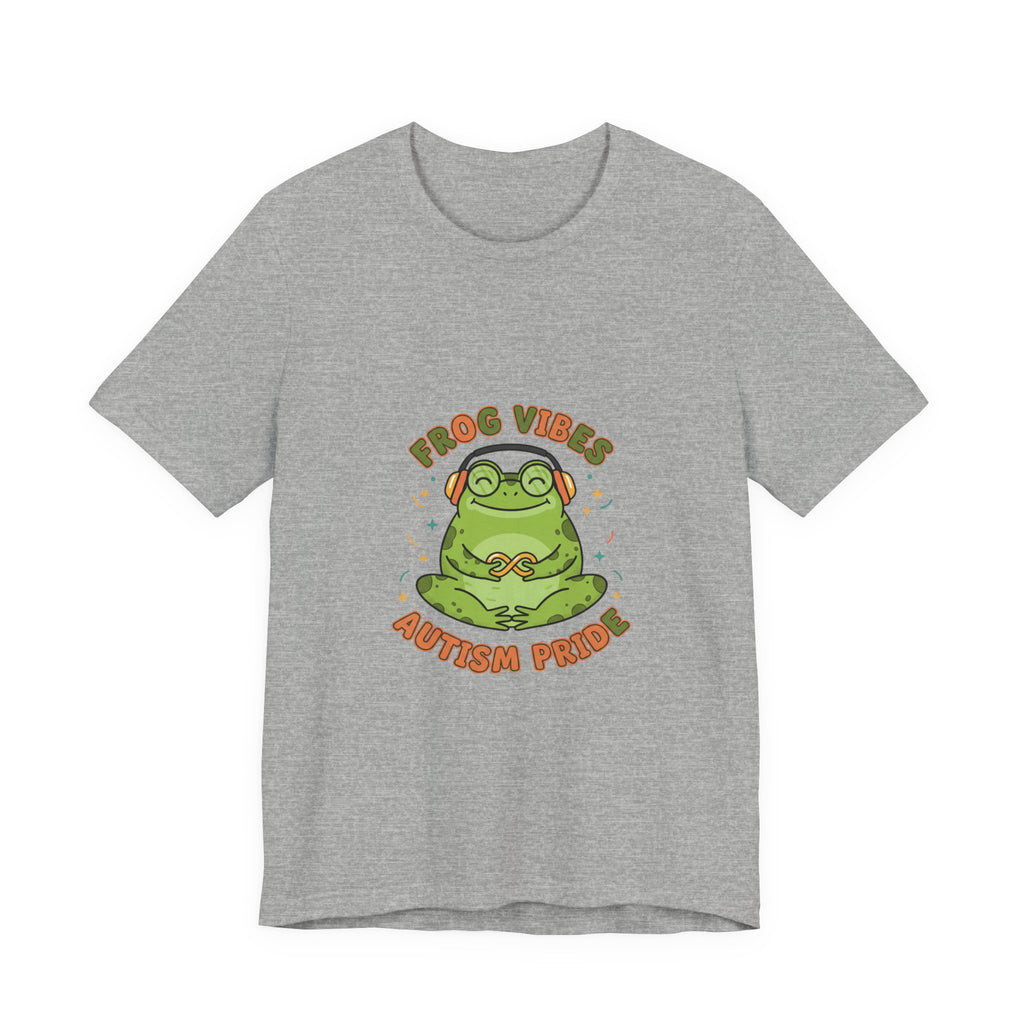 Frog Vibes Autism Pride Tee | neurodiversity pride, frog meme design