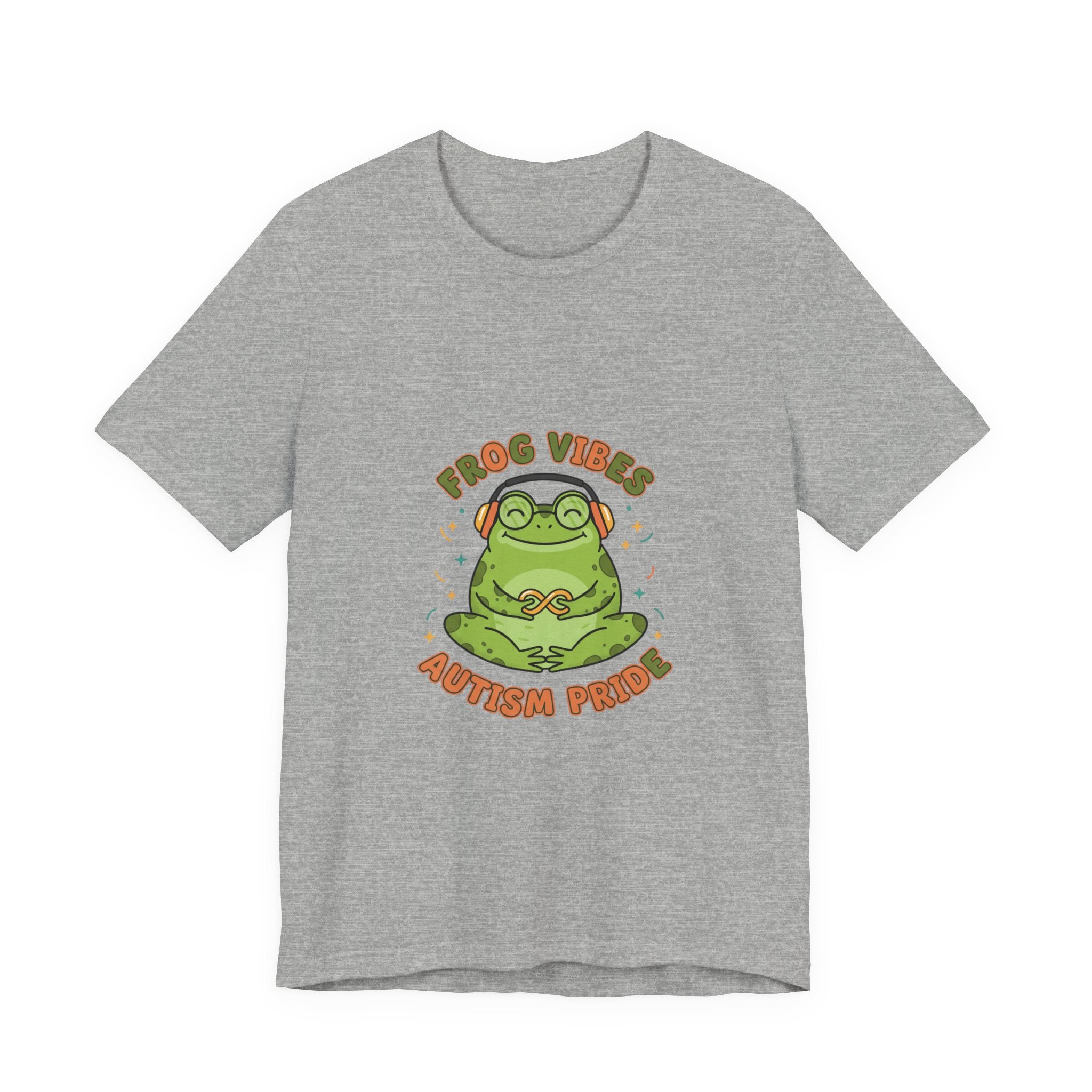 Frog Vibes Autism Pride Tee | neurodiversity pride, frog meme design