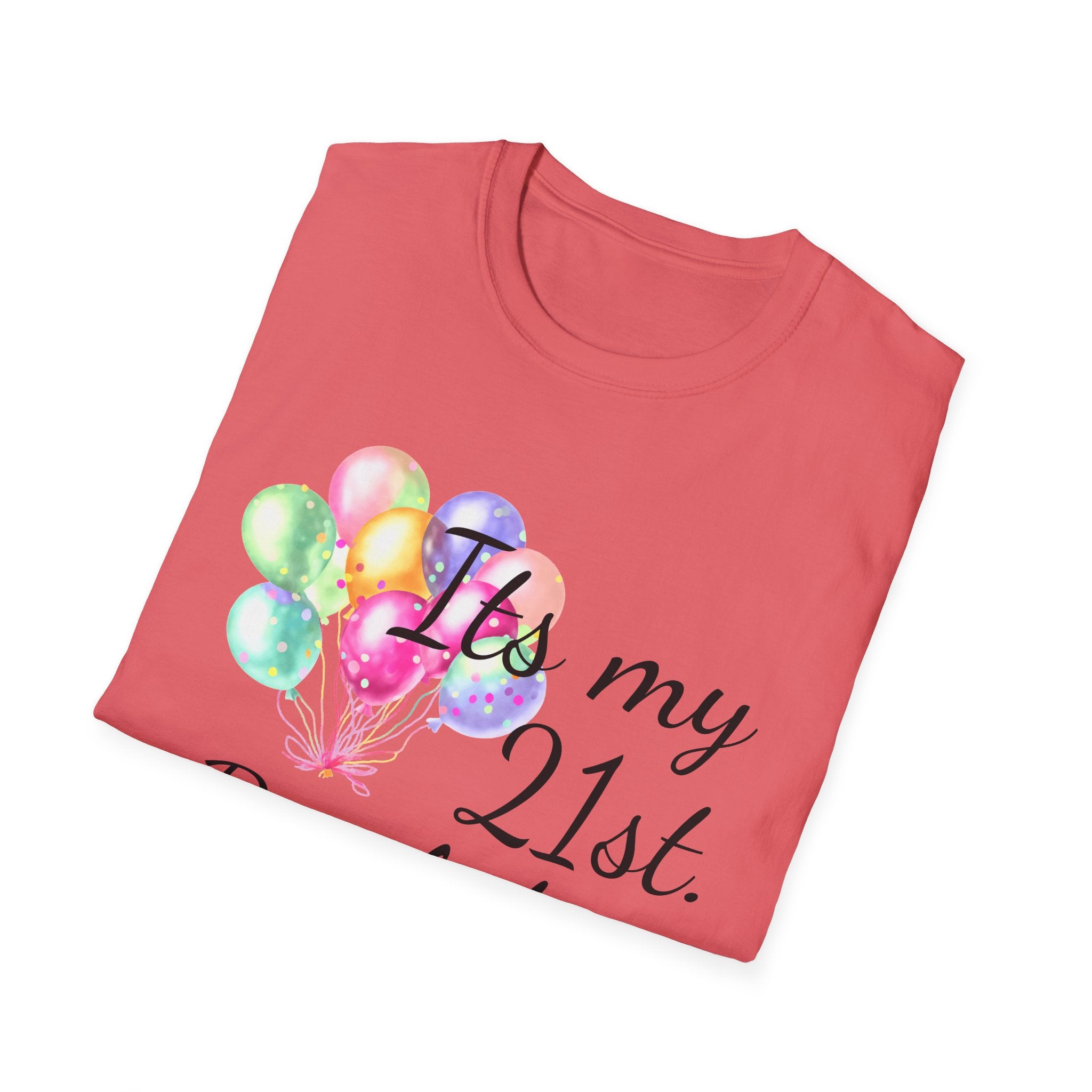 Birthday Balloons T-Shirt — "It's My" Celebration Tee