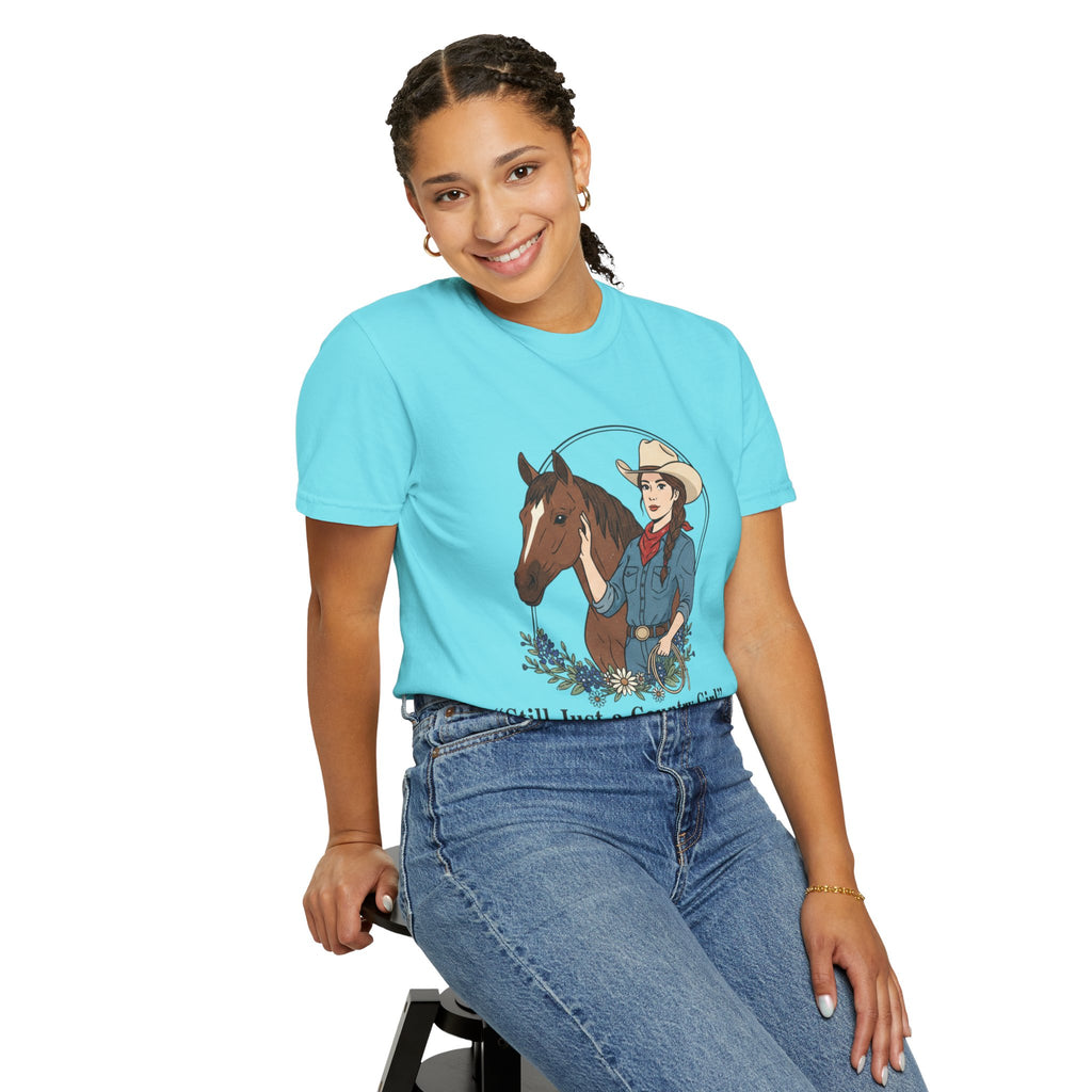 Still Just a Country Girl T-Shirt — Cowboy Cowgirl Horse Graphic Tee