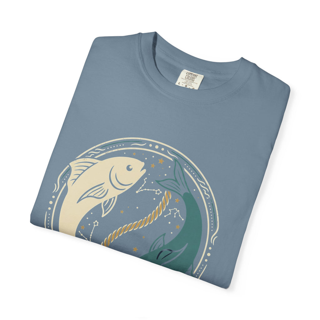Pisces Zodiac T-Shirt — Yin Yang Fish Astrological Tee