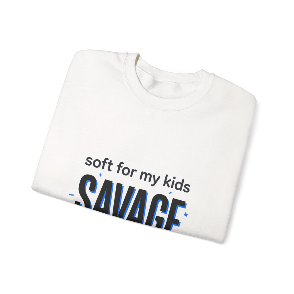 Savage Mom Sweatshirt | Minimal Typographic Mother's Day, Mom Life Style