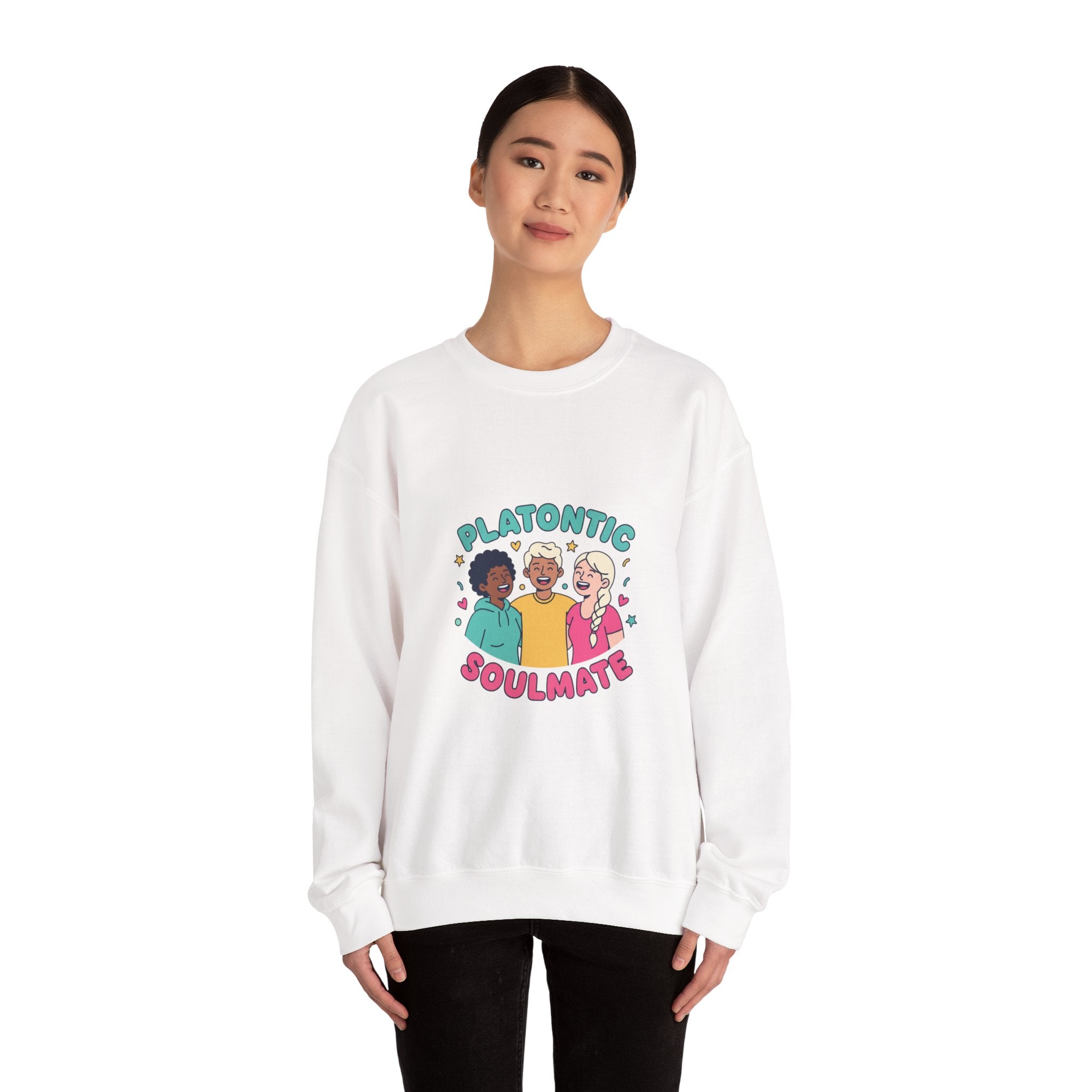 Platonic Soulmate Crewneck Sweatshirt | friendship, platonic love